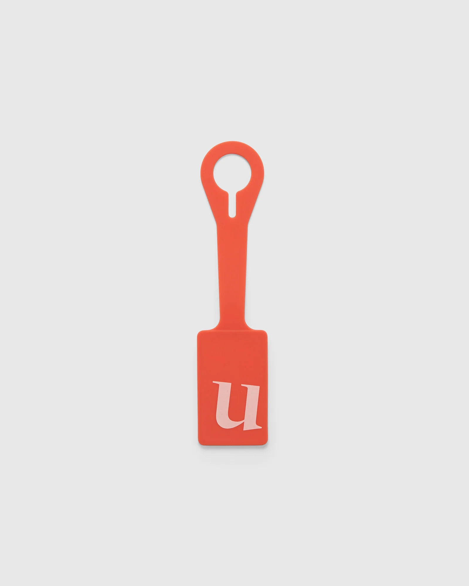 Silicone Luggage Tag Initial - Tangelo