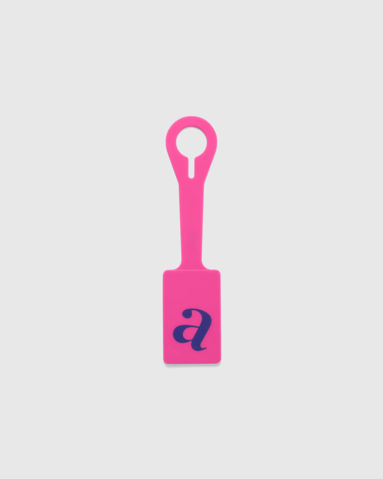 A-Z Silicone Luggage Tag Raspberry
