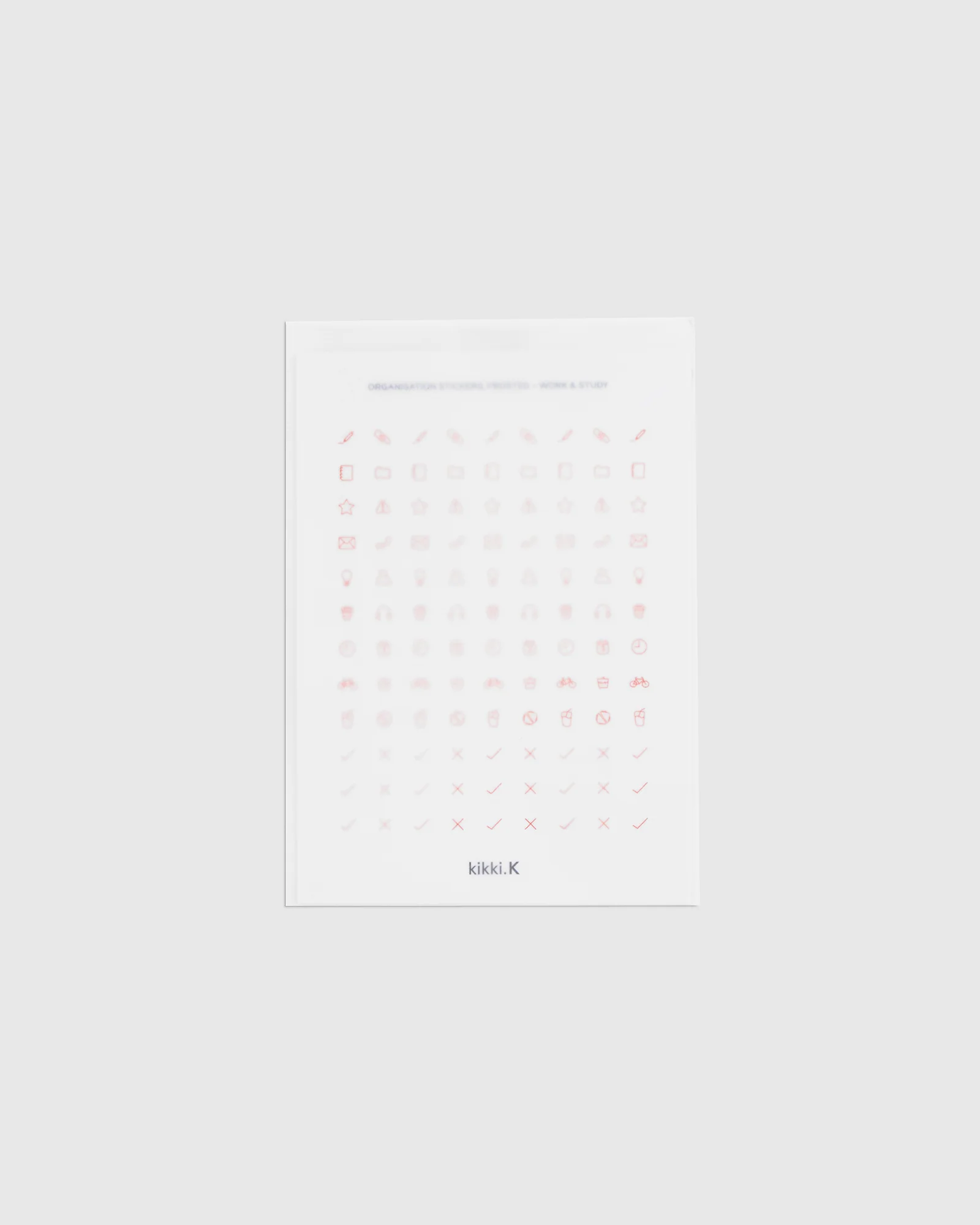 Organisation Work Study Stickers 2Pk