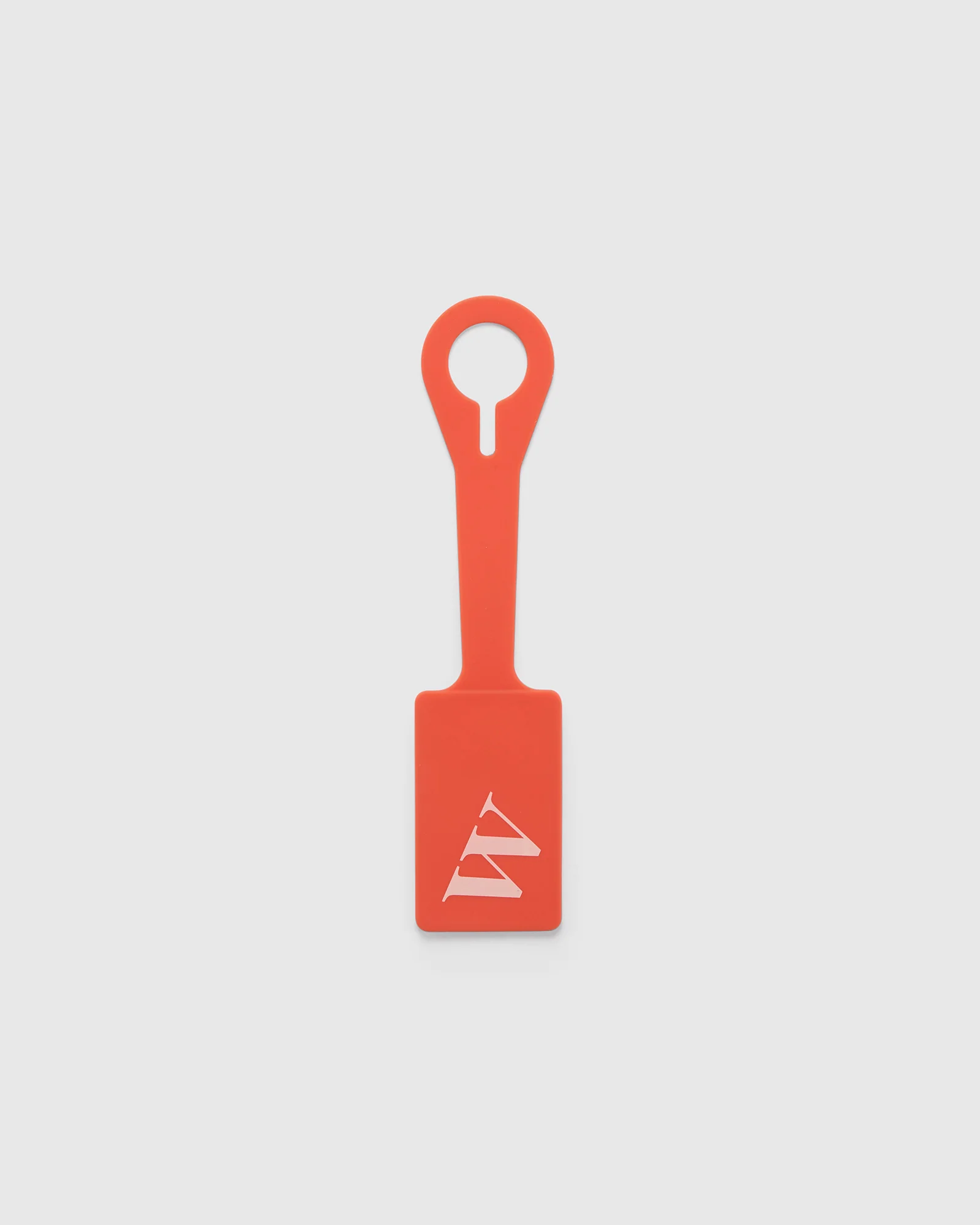 Silicone Luggage Tag Initial - Tangelo