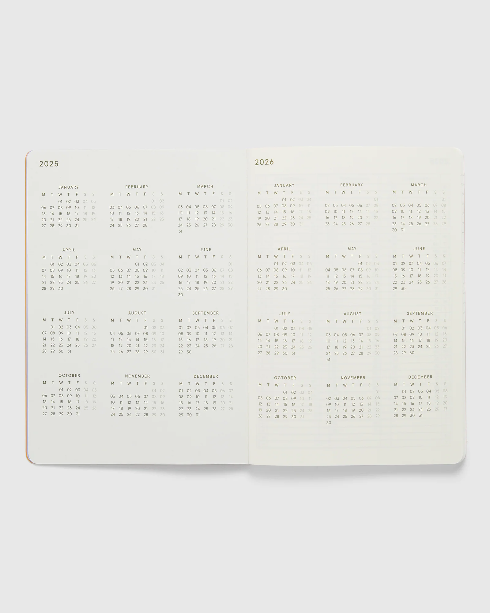 Stitch Diary Weekly 25/26 A5