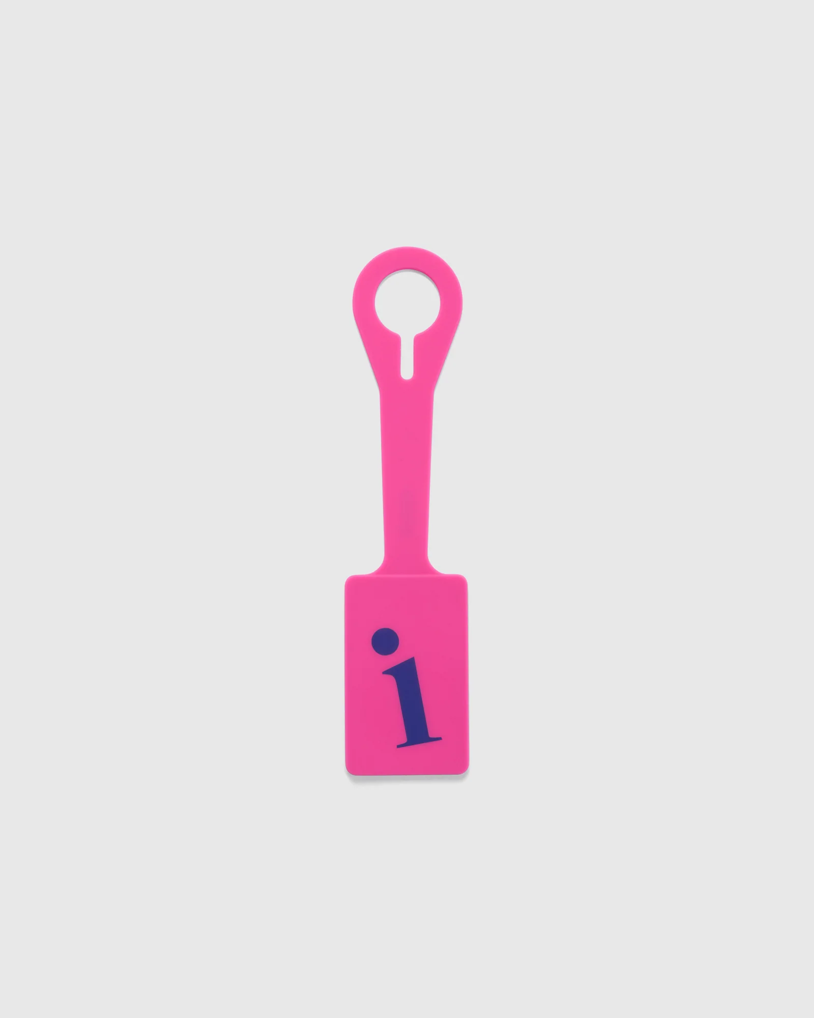 A-Z Silicone Luggage Tag Raspberry
