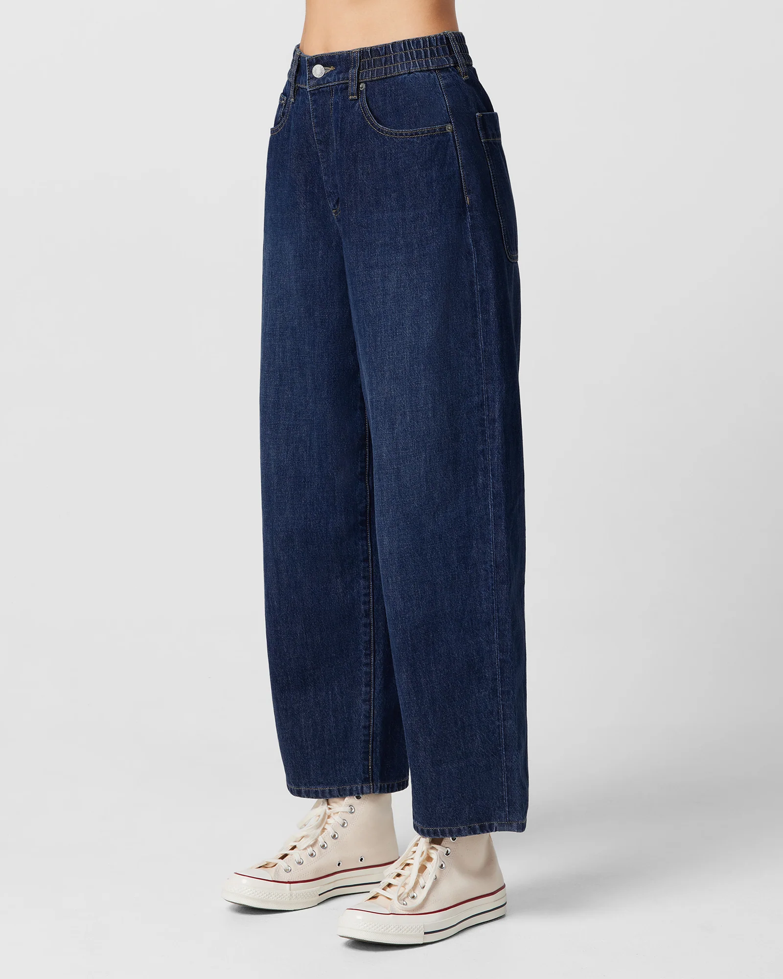 Denim Barrel Jean