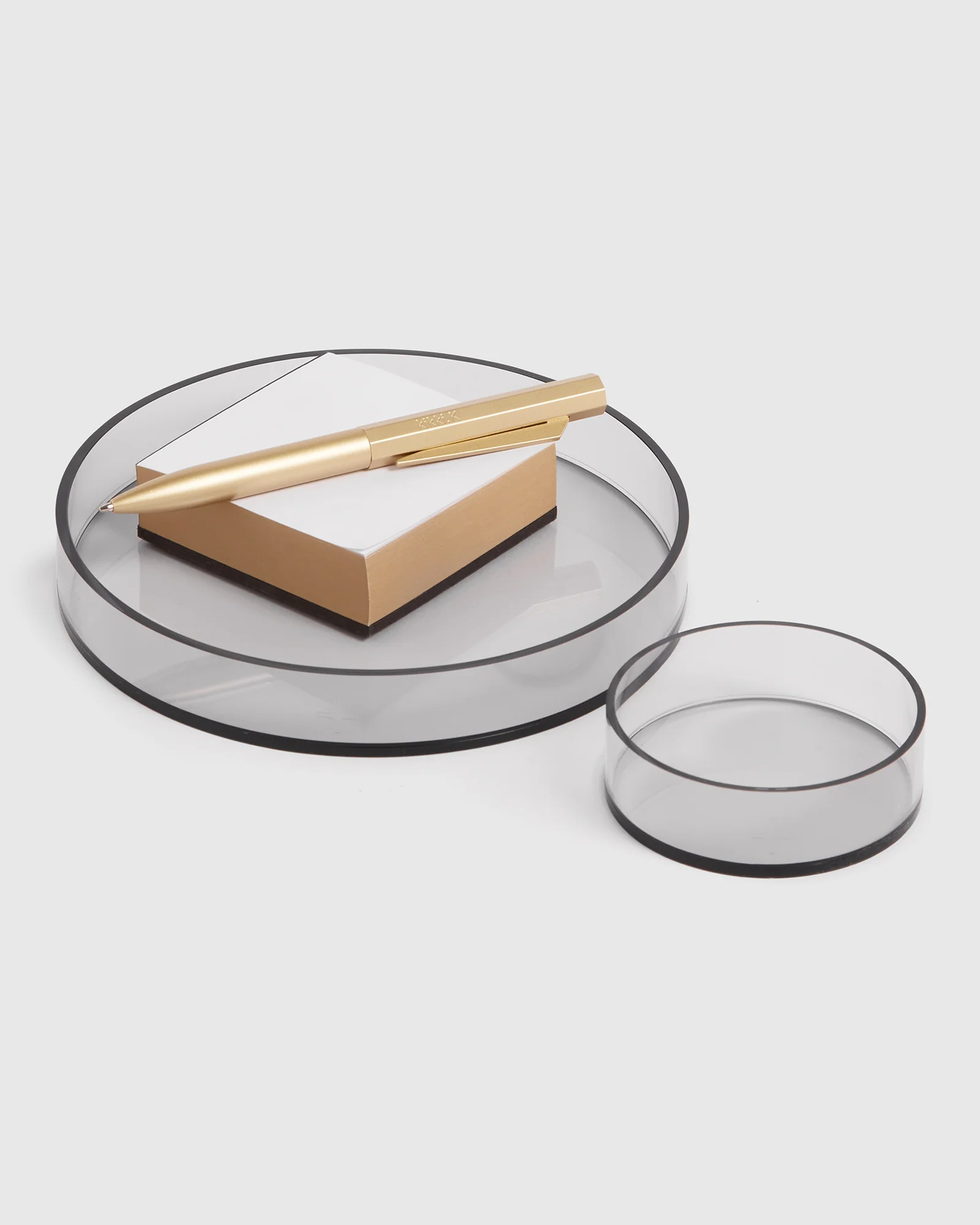 Shadow Round Duo Tray Acorn