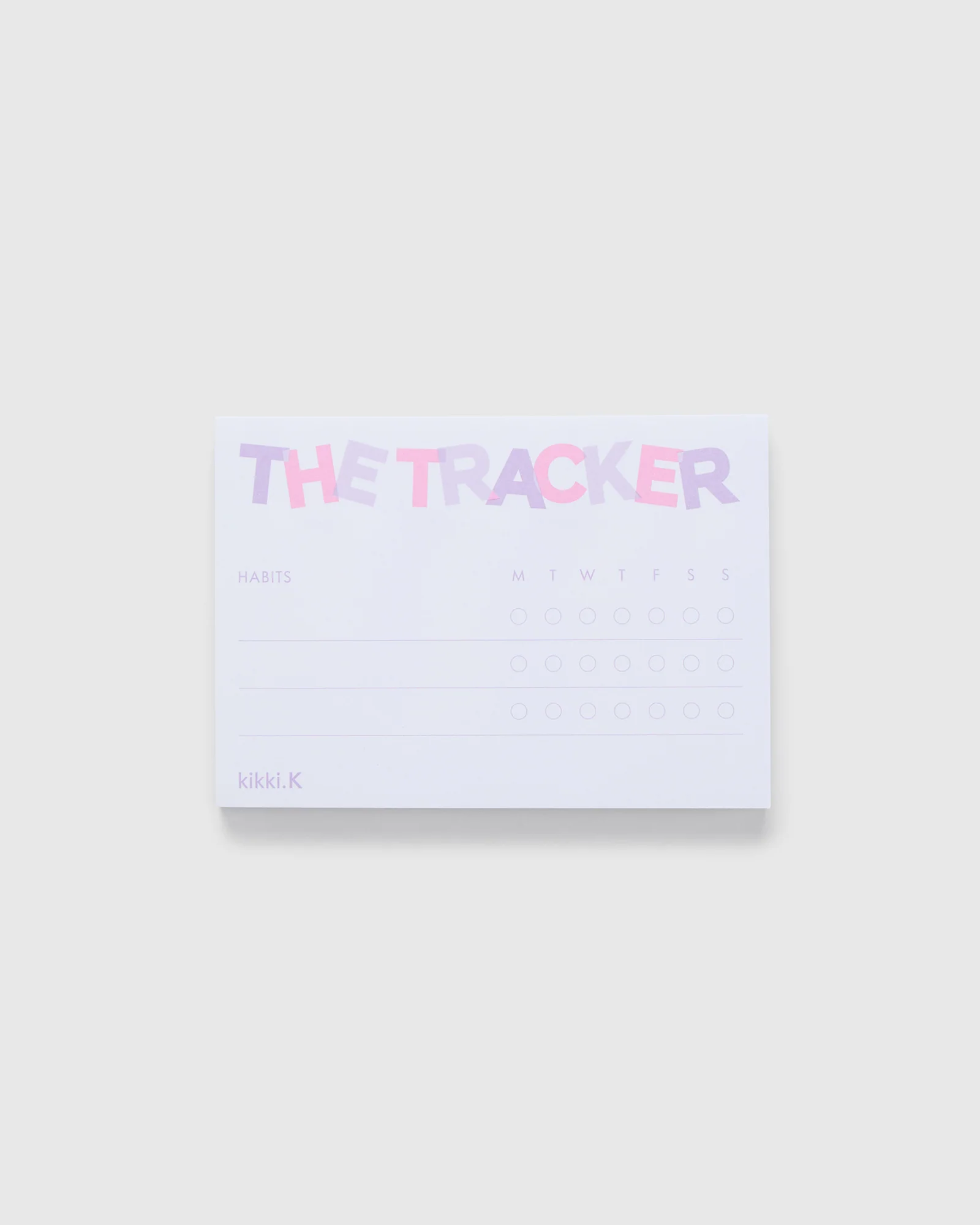 The Tracker Adhesive Notepad A7