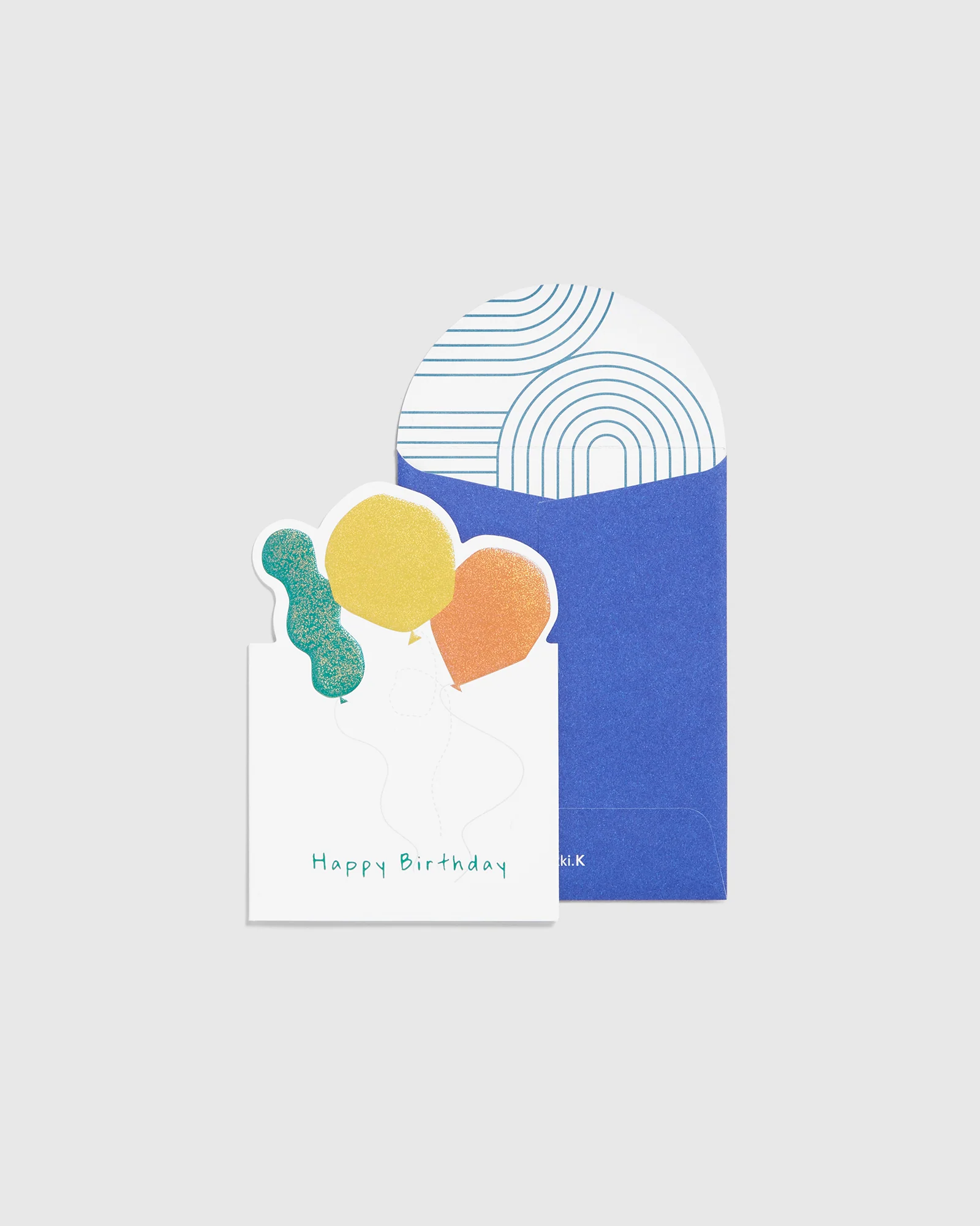 Greeting Card B7 Shaped Balloon