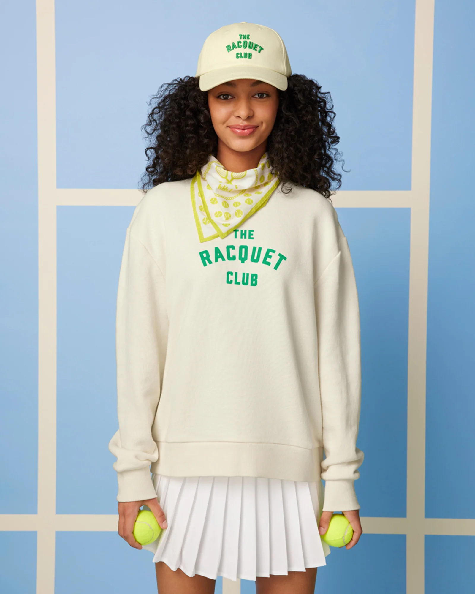 Racquet Club Sweat & Neck Scarf