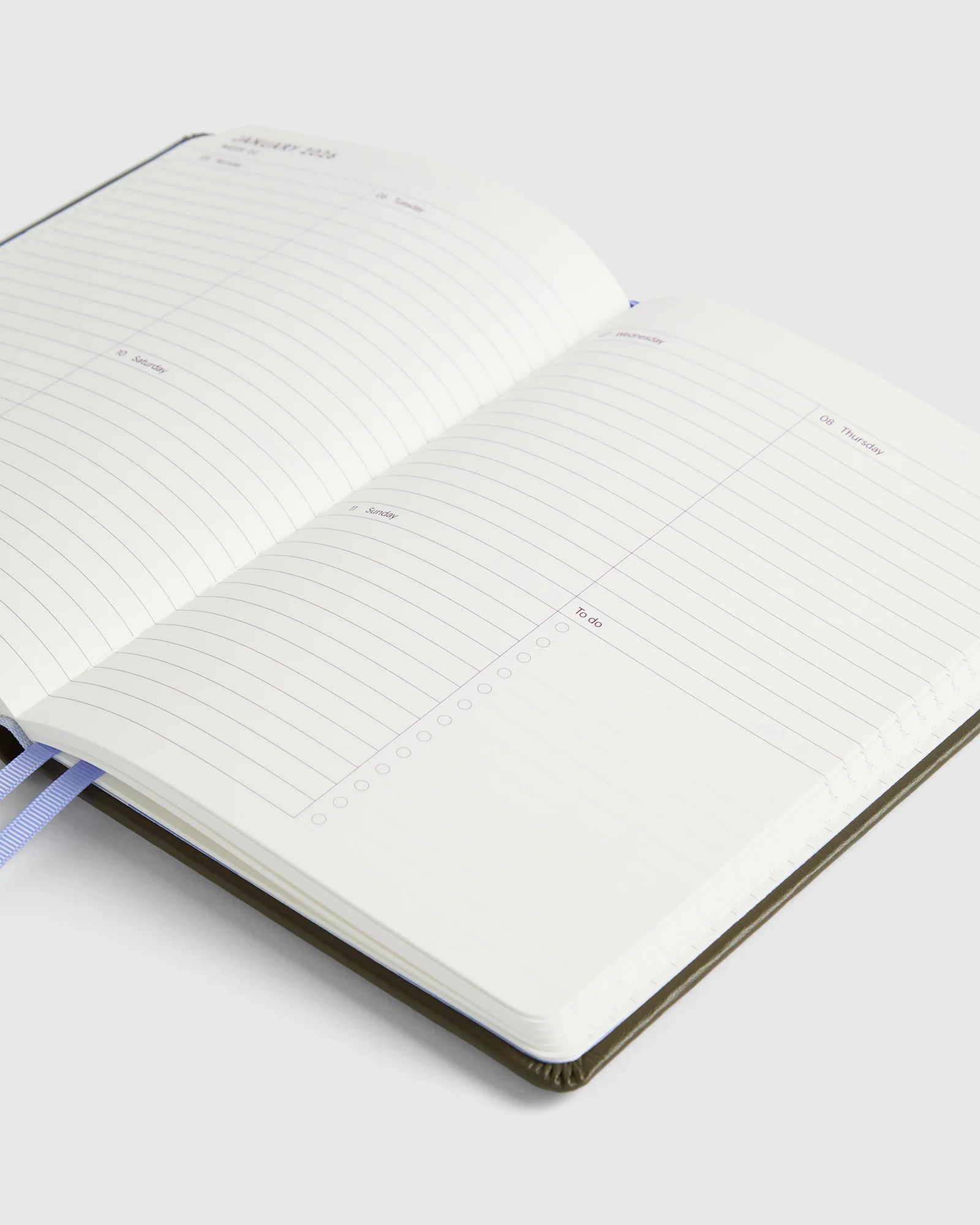 In-Scribe Diary Weekly 25/26 Bonded Leather A5