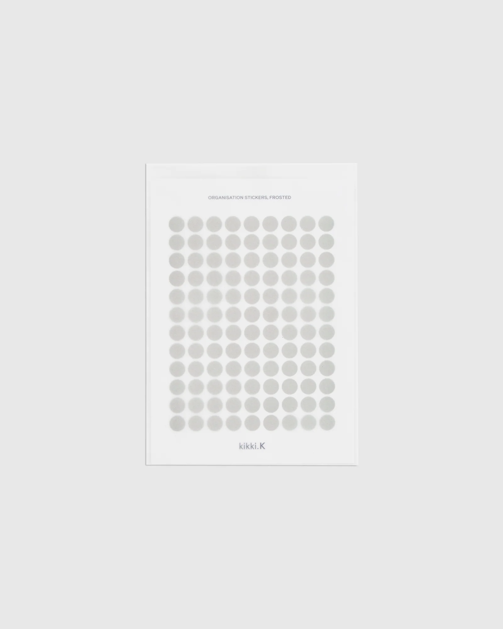 Organisation Stickers Blank Round 2Pk