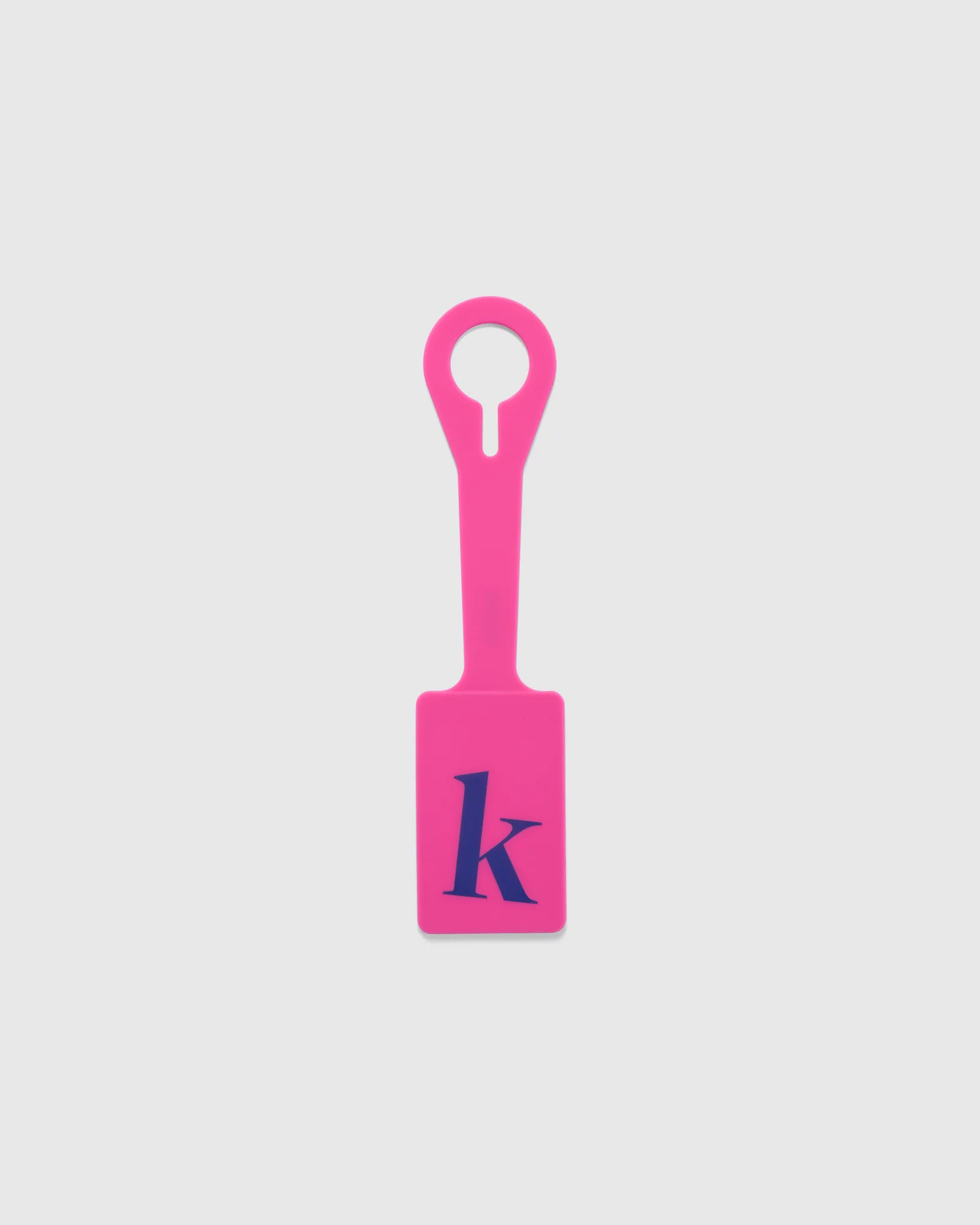 A-Z Silicone Luggage Tag Raspberry