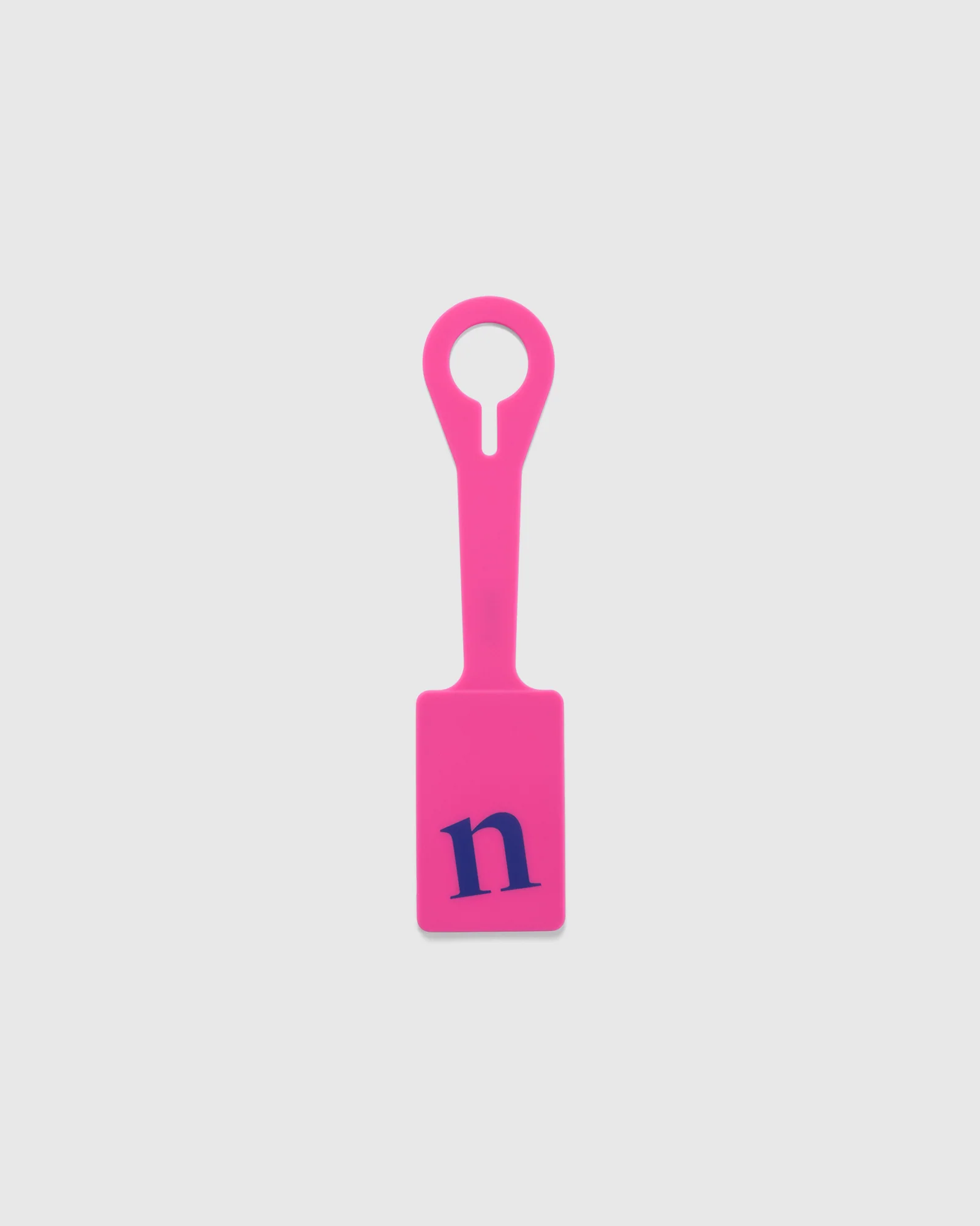 A-Z Silicone Luggage Tag Raspberry