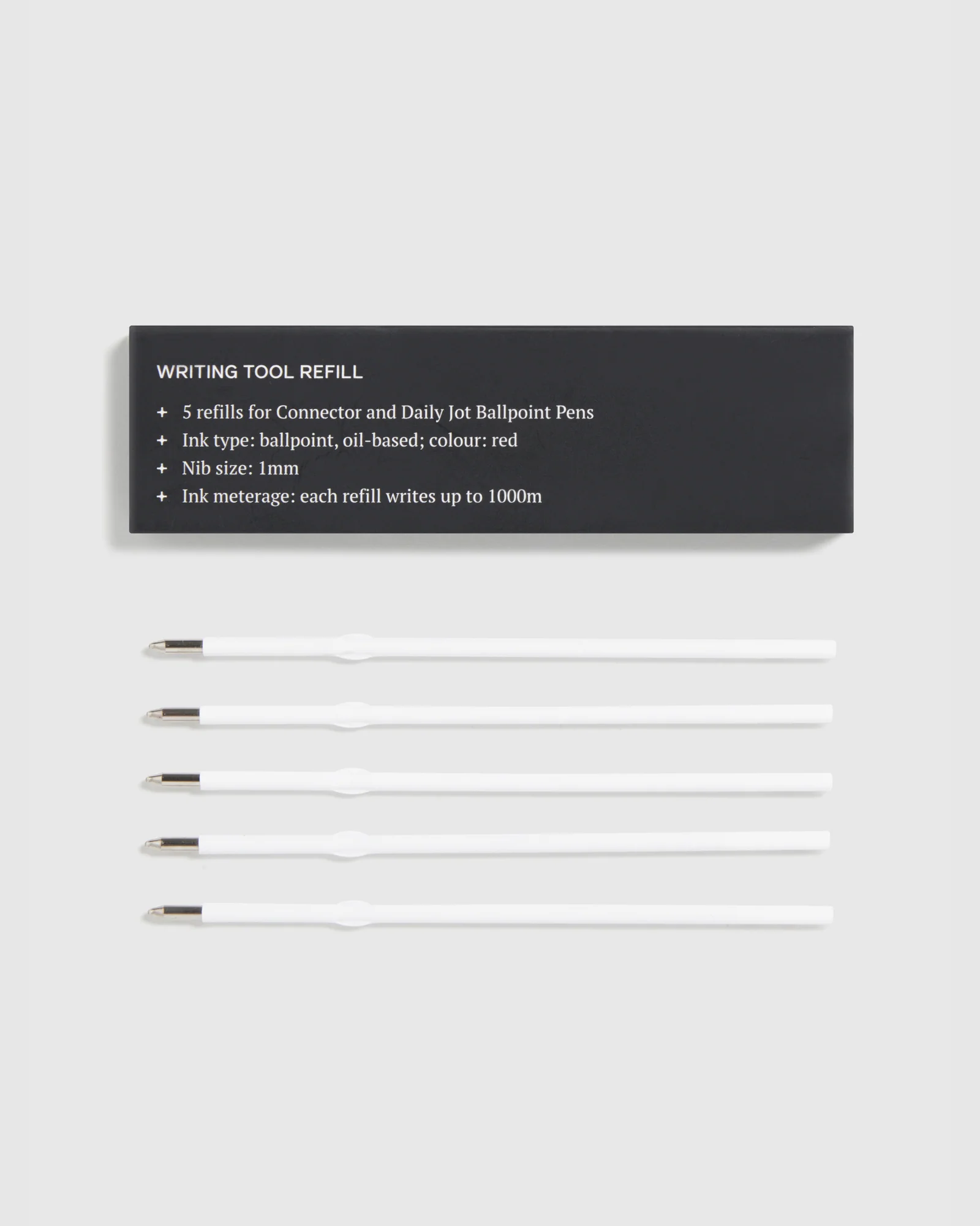 Writing Tool Refill Ballpoint (Connector, Daily Jot) 5Pk