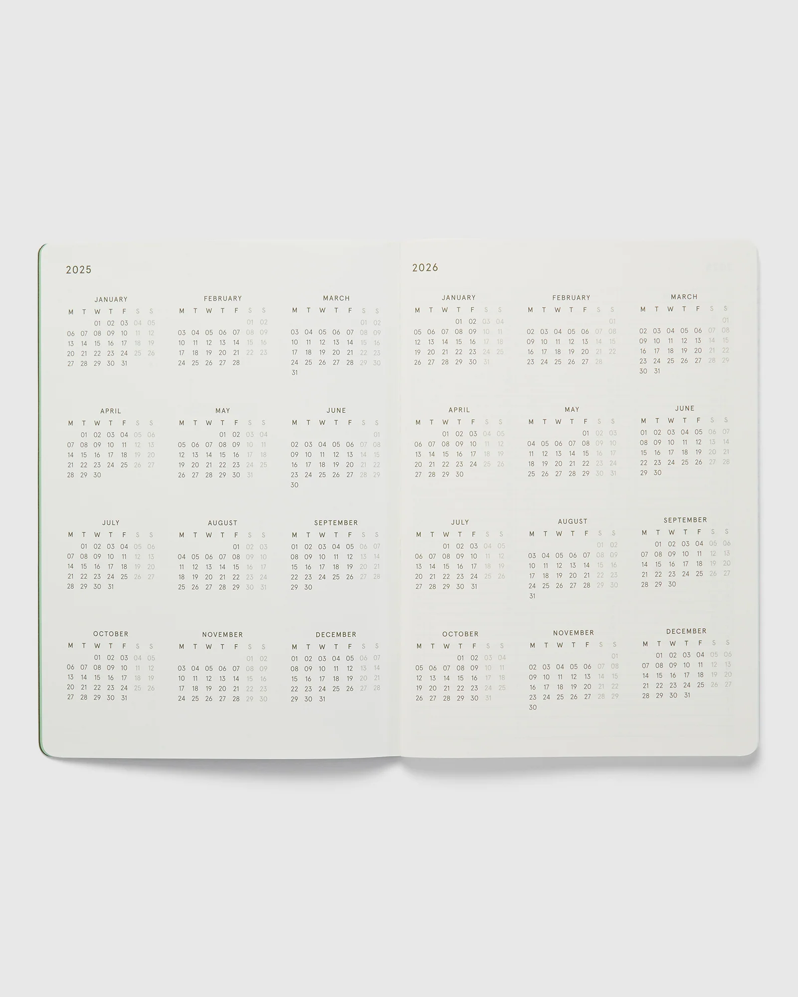 Stitch Diary Weekly 25/26 B5