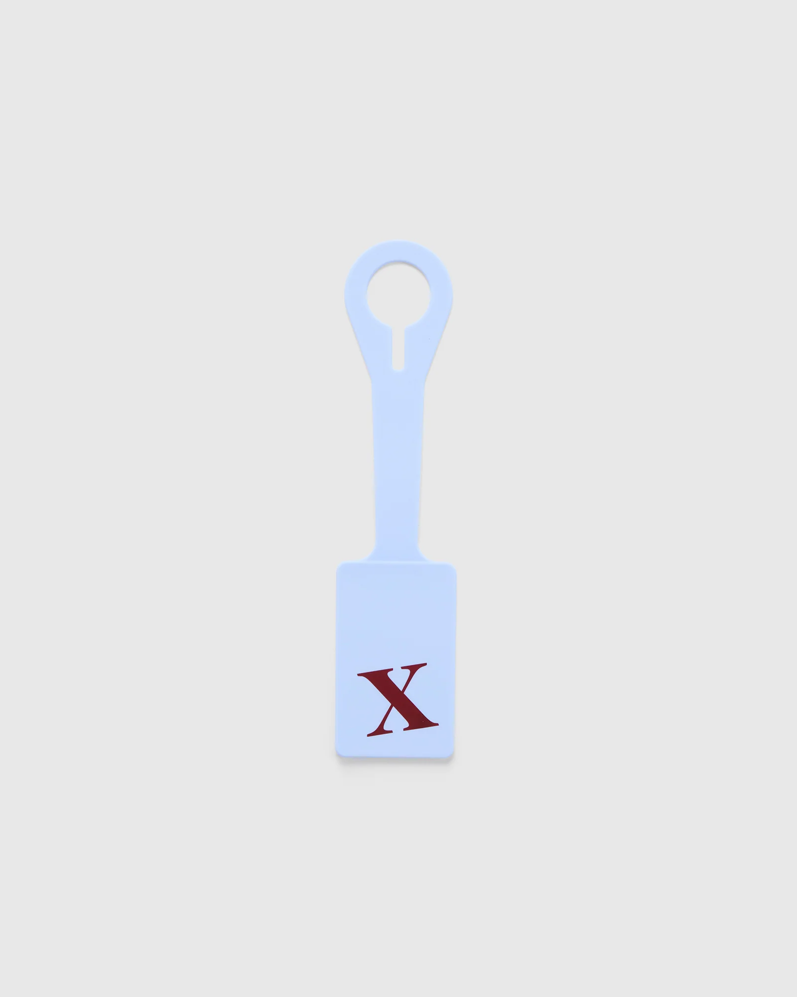 Silicone Luggage Tag Initial - Sky Blue