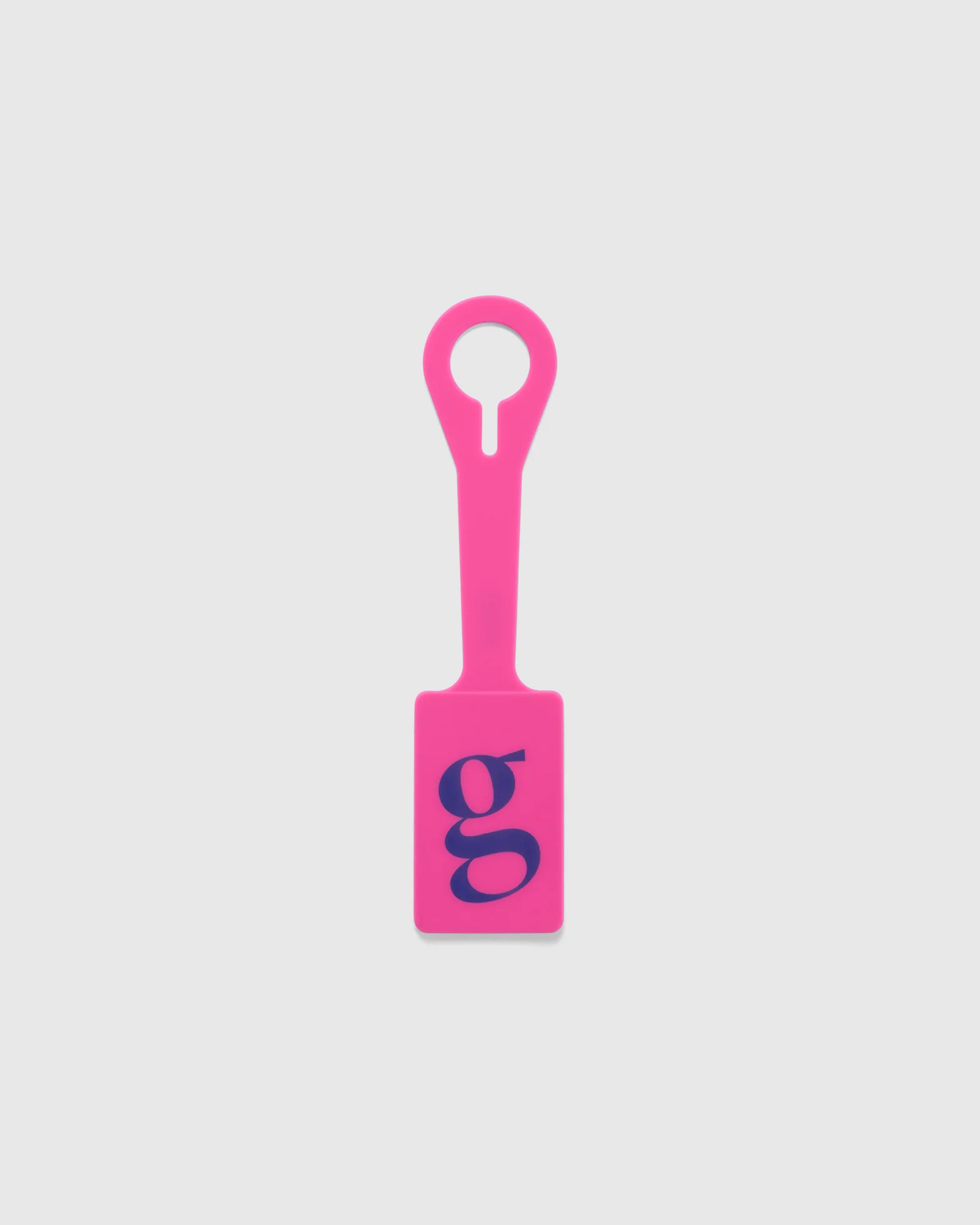 A-Z Silicone Luggage Tag Raspberry