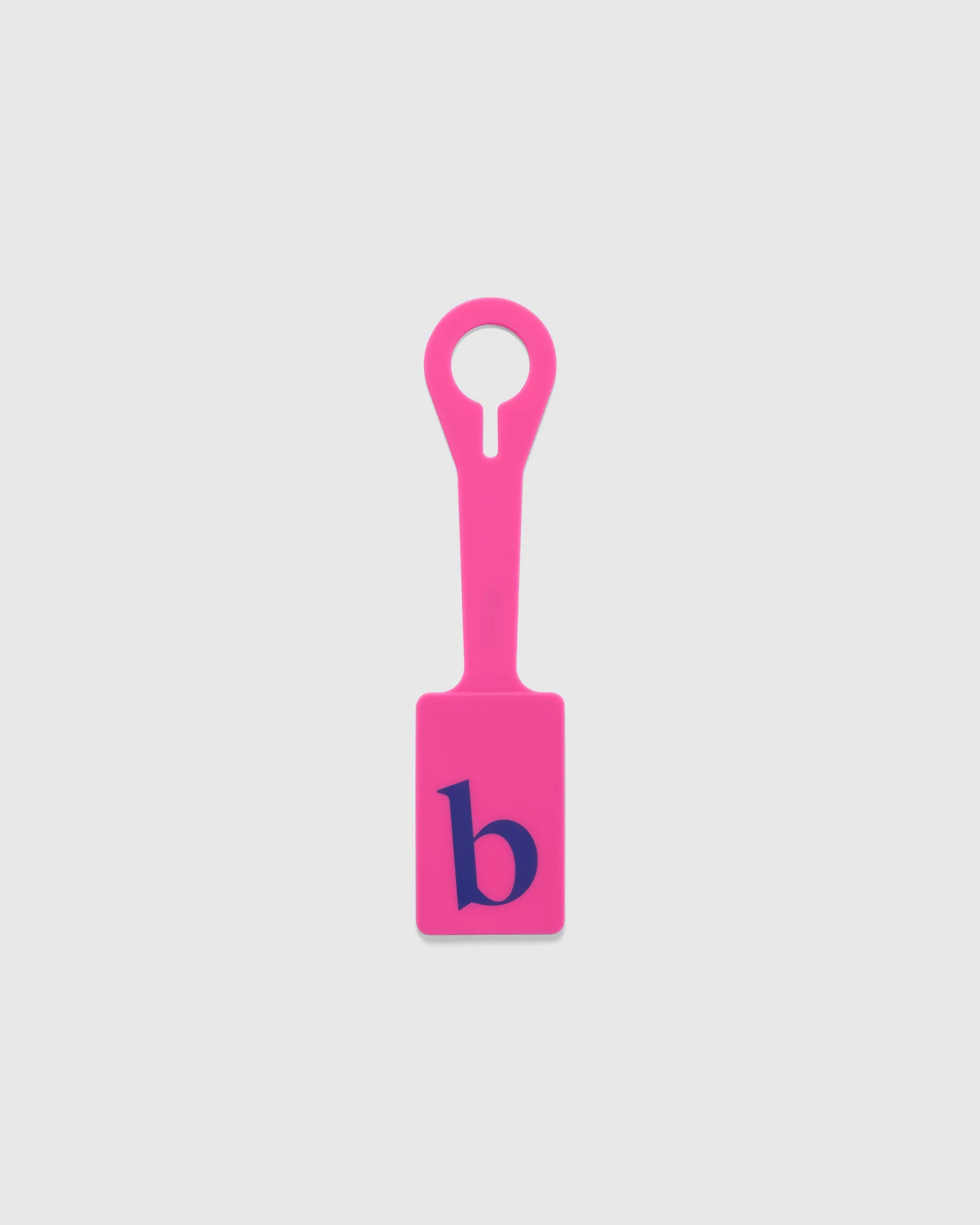A-Z Silicone Luggage Tag Raspberry