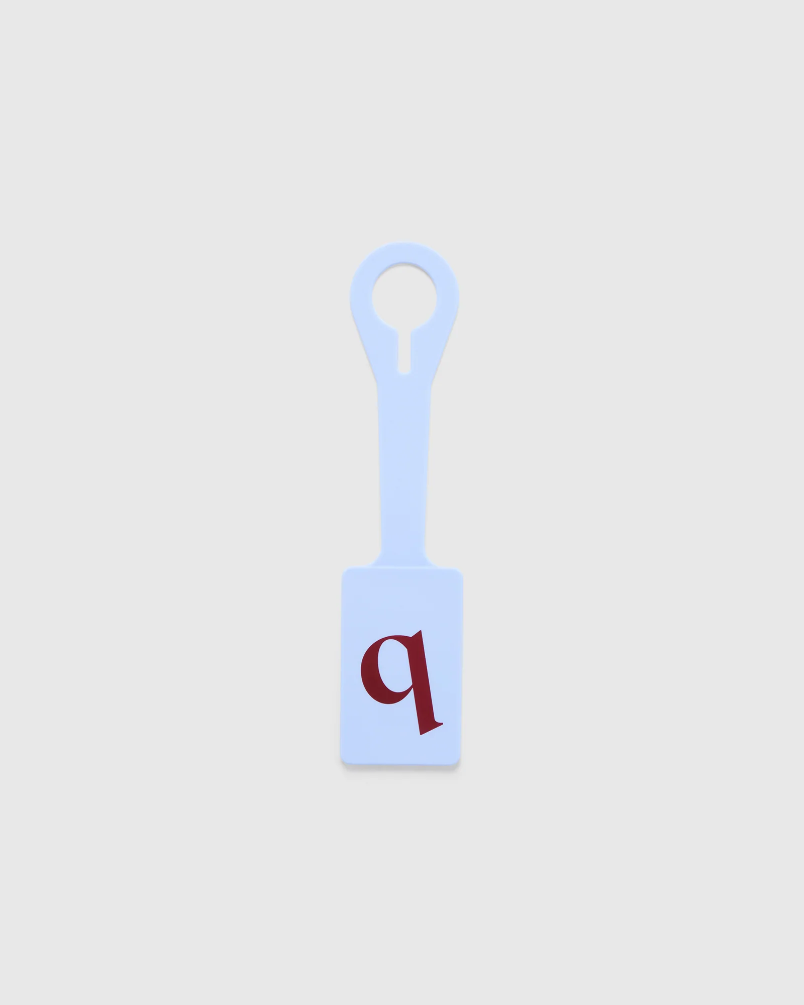 Silicone Luggage Tag Initial - Sky Blue