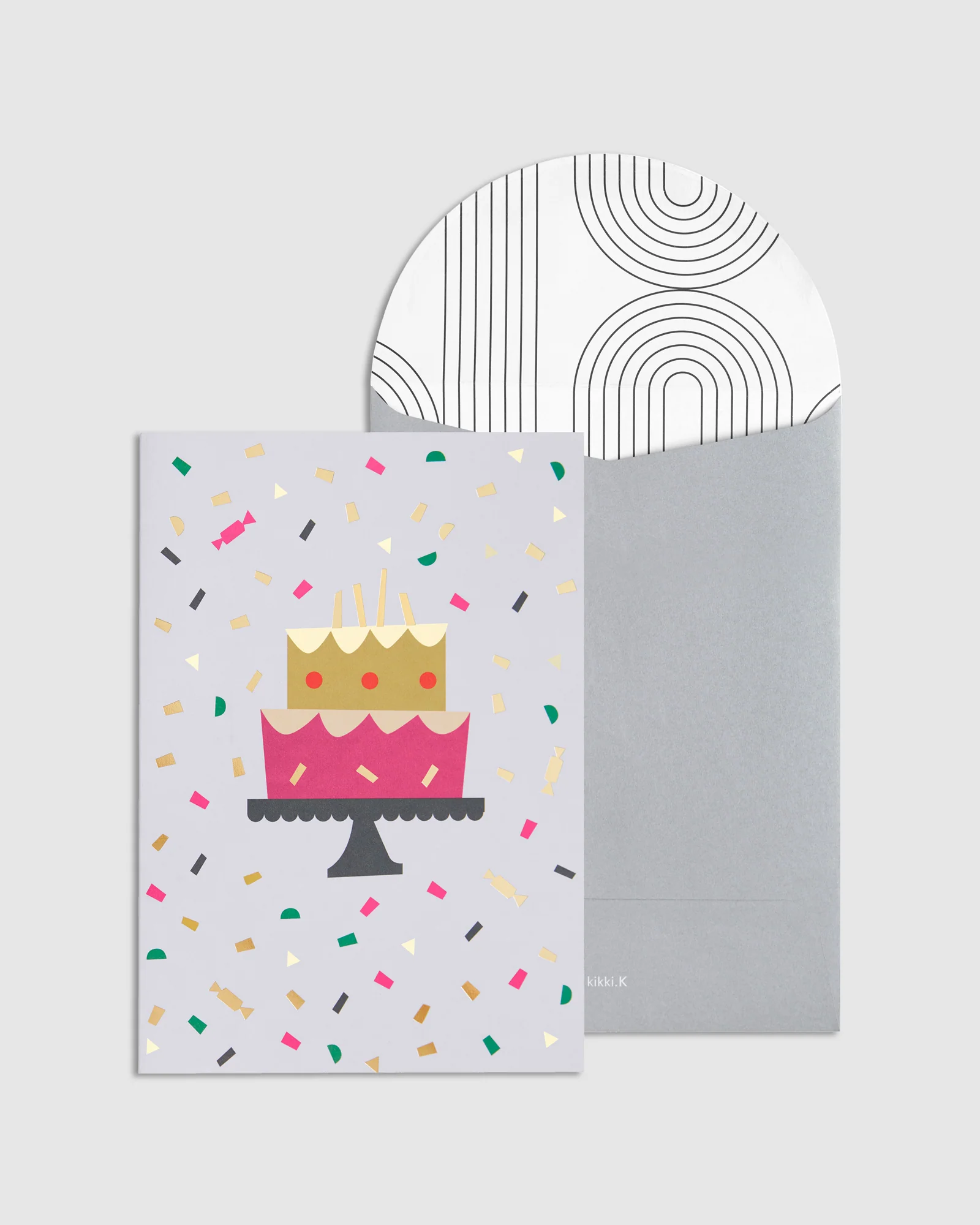Greeting Card Birthday Cake