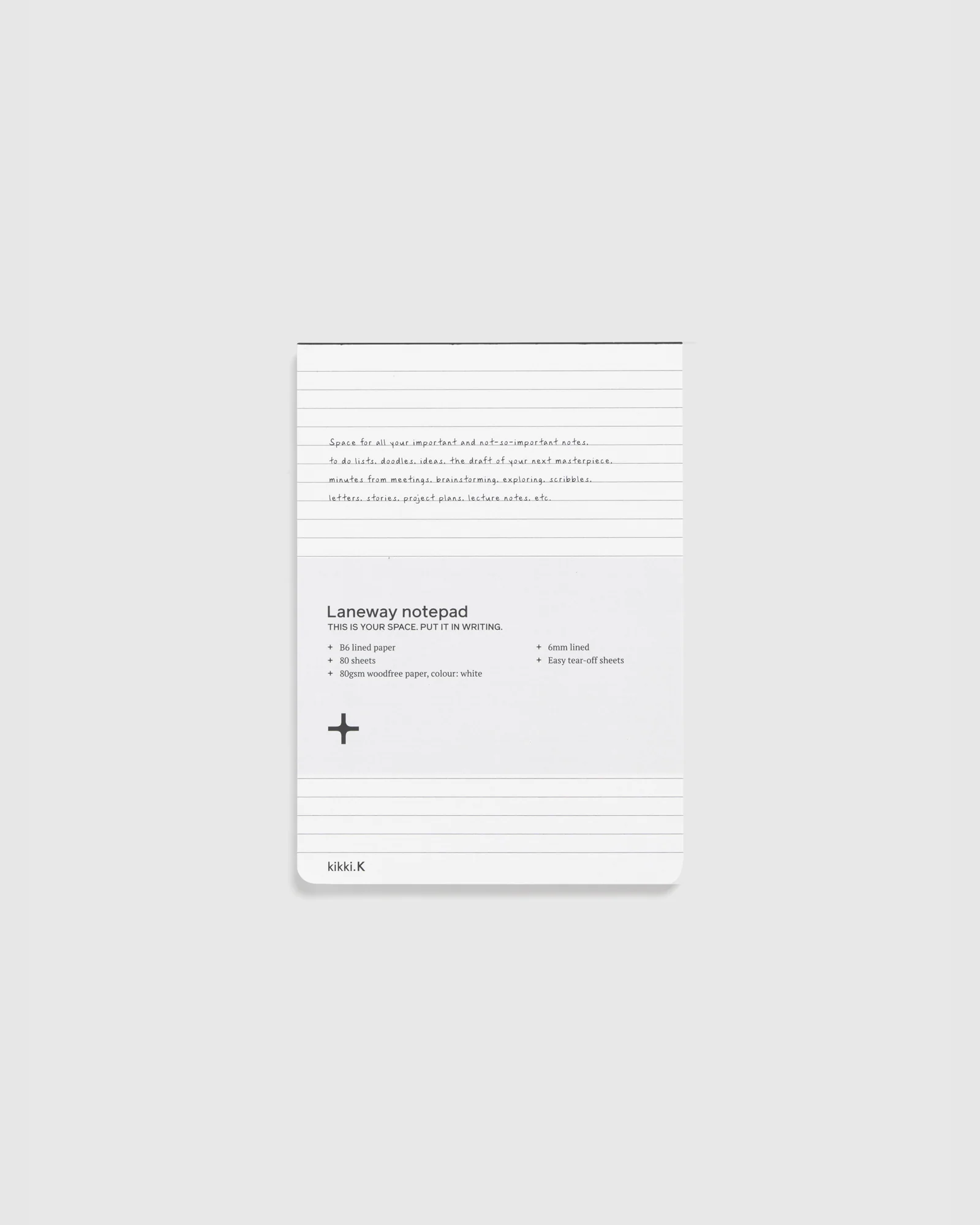Laneway Notepad Lined