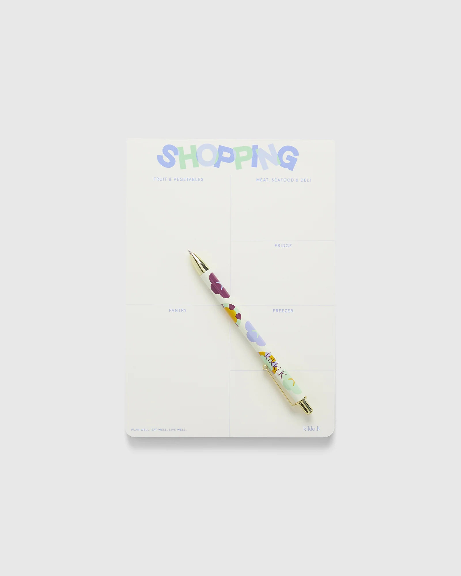 Shopping List Notepad A5