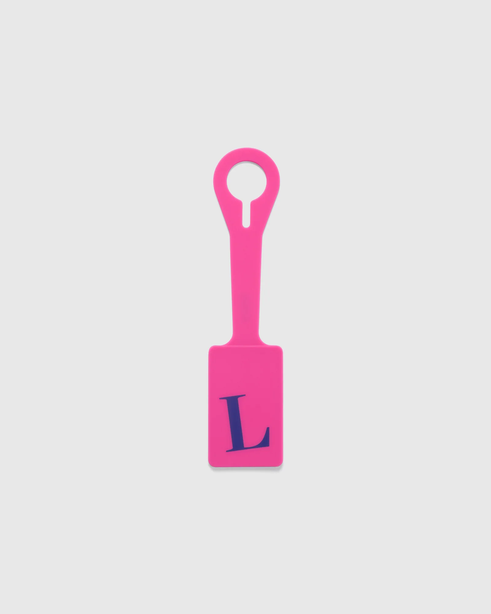 A-Z Silicone Luggage Tag Raspberry