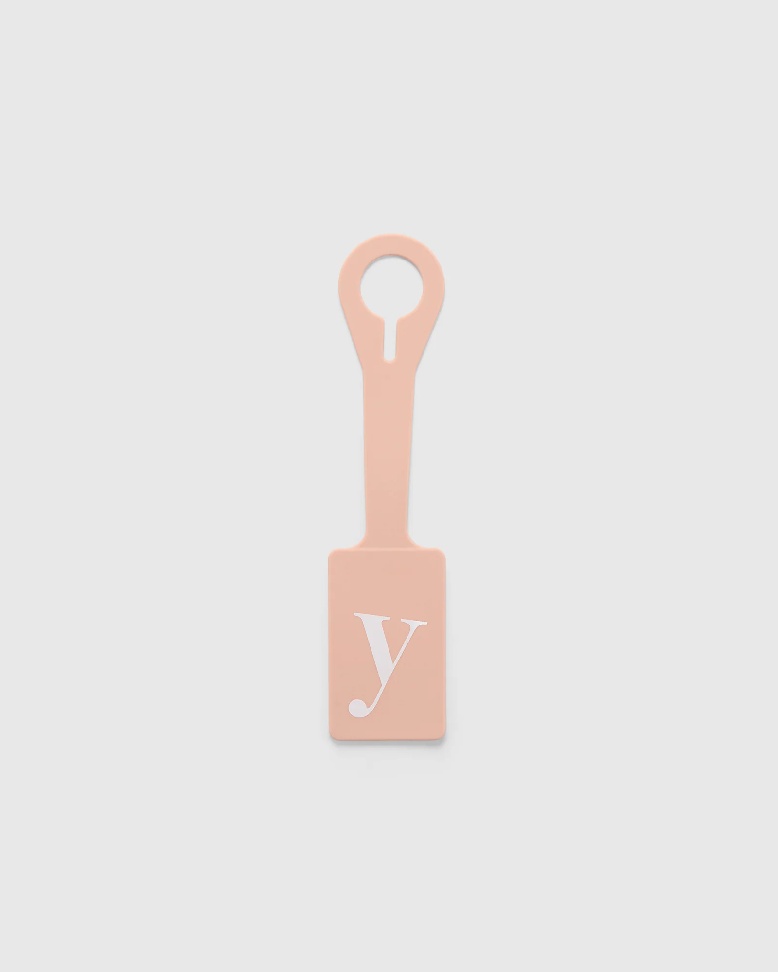 Silicone Luggage Tag Initial - Shell