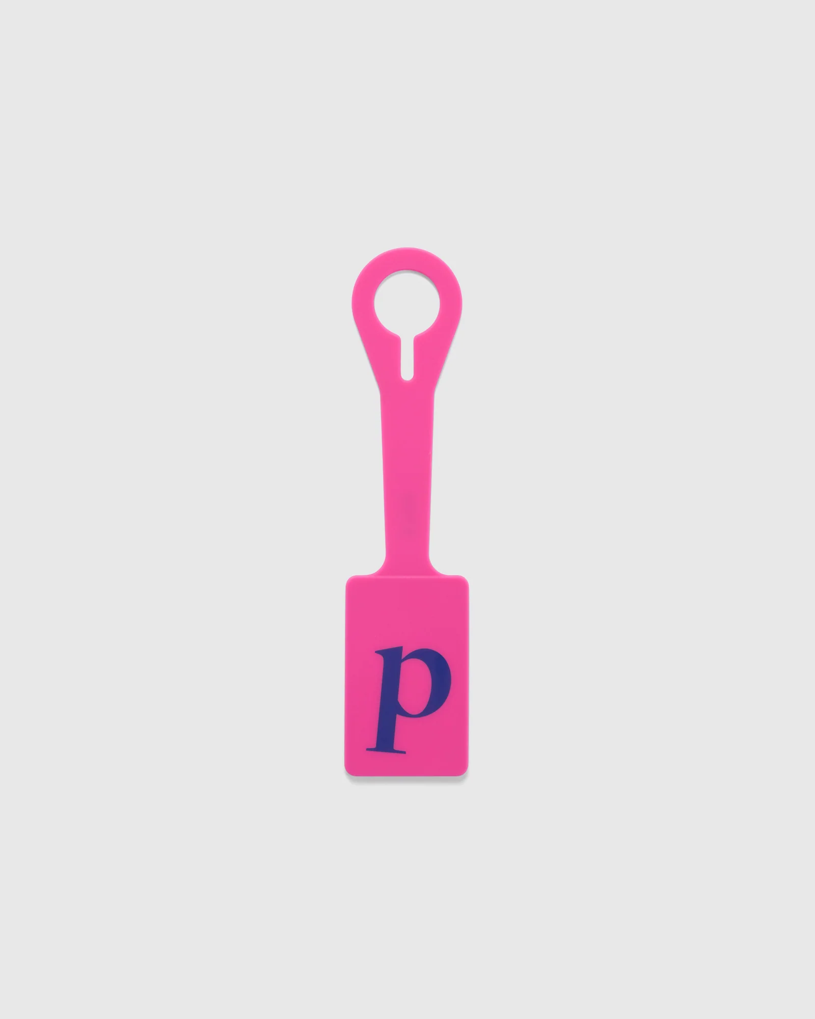 A-Z Silicone Luggage Tag Raspberry