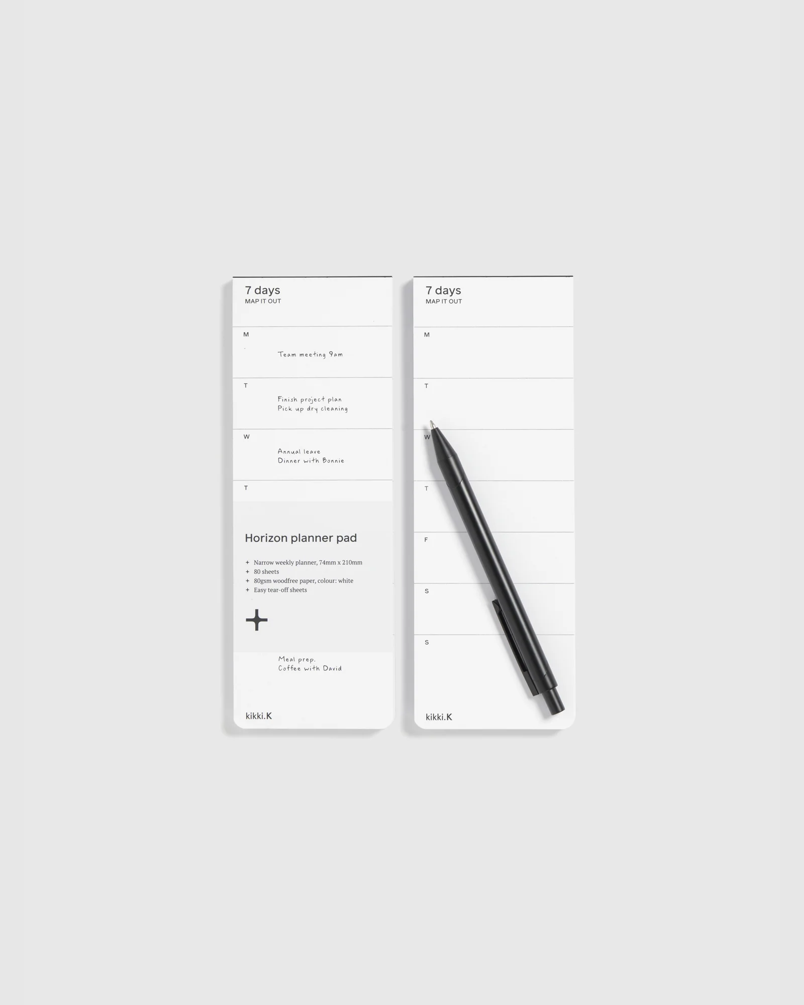 Horizon Map Pad Narrow 7 Days 2Pk