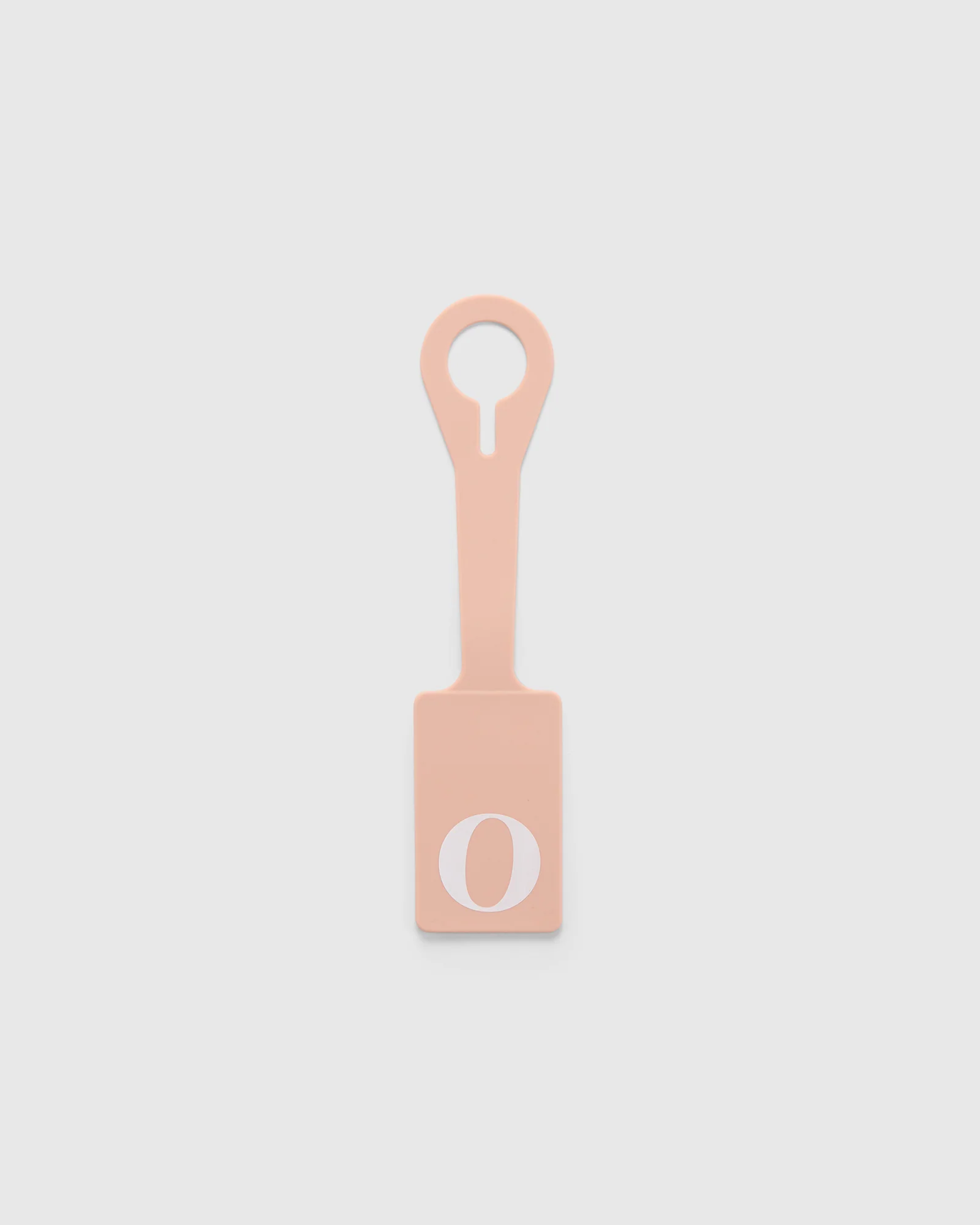 Silicone Luggage Tag Initial - Shell