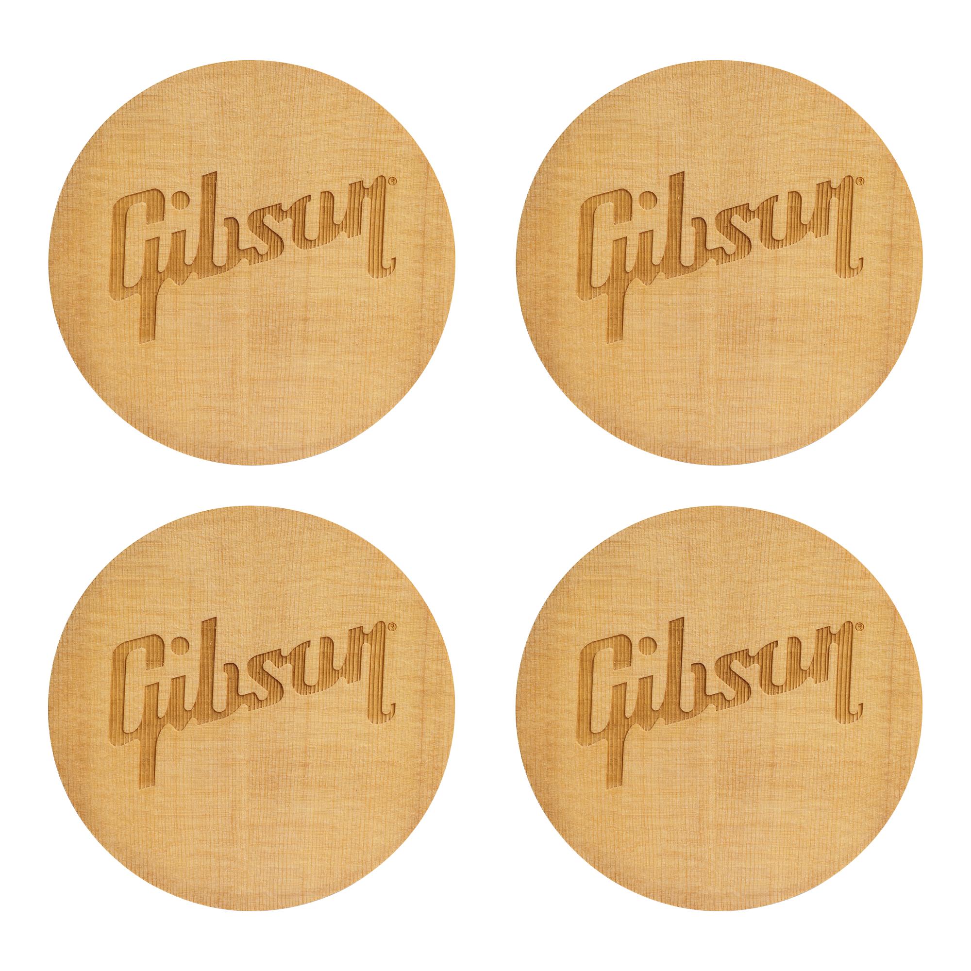 Sitka Spruce Soundhole Coaster Set