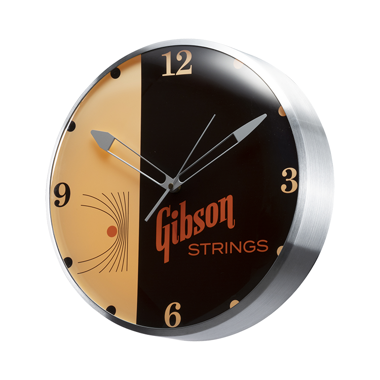Gibson Vintage Lighted Wall Clock - Strings