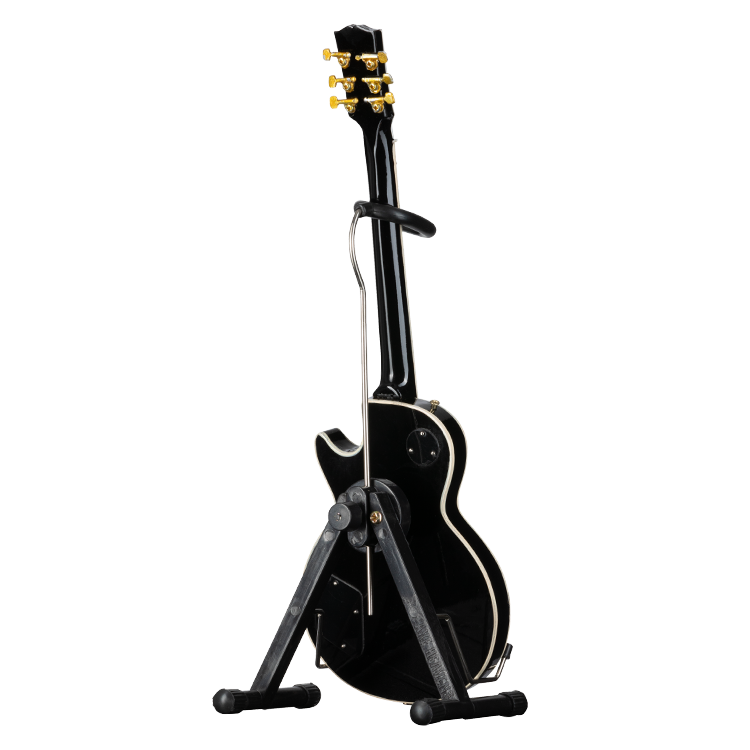 AXE HEAVEN® Les Paul Custom Ebony 1:4 Scale Mini Guitar Model