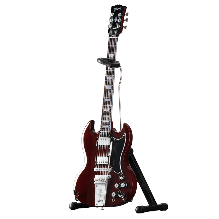 AXE HEAVEN® '64 SG Standard Cherry 1:4 Scale Mini Guitar Model
