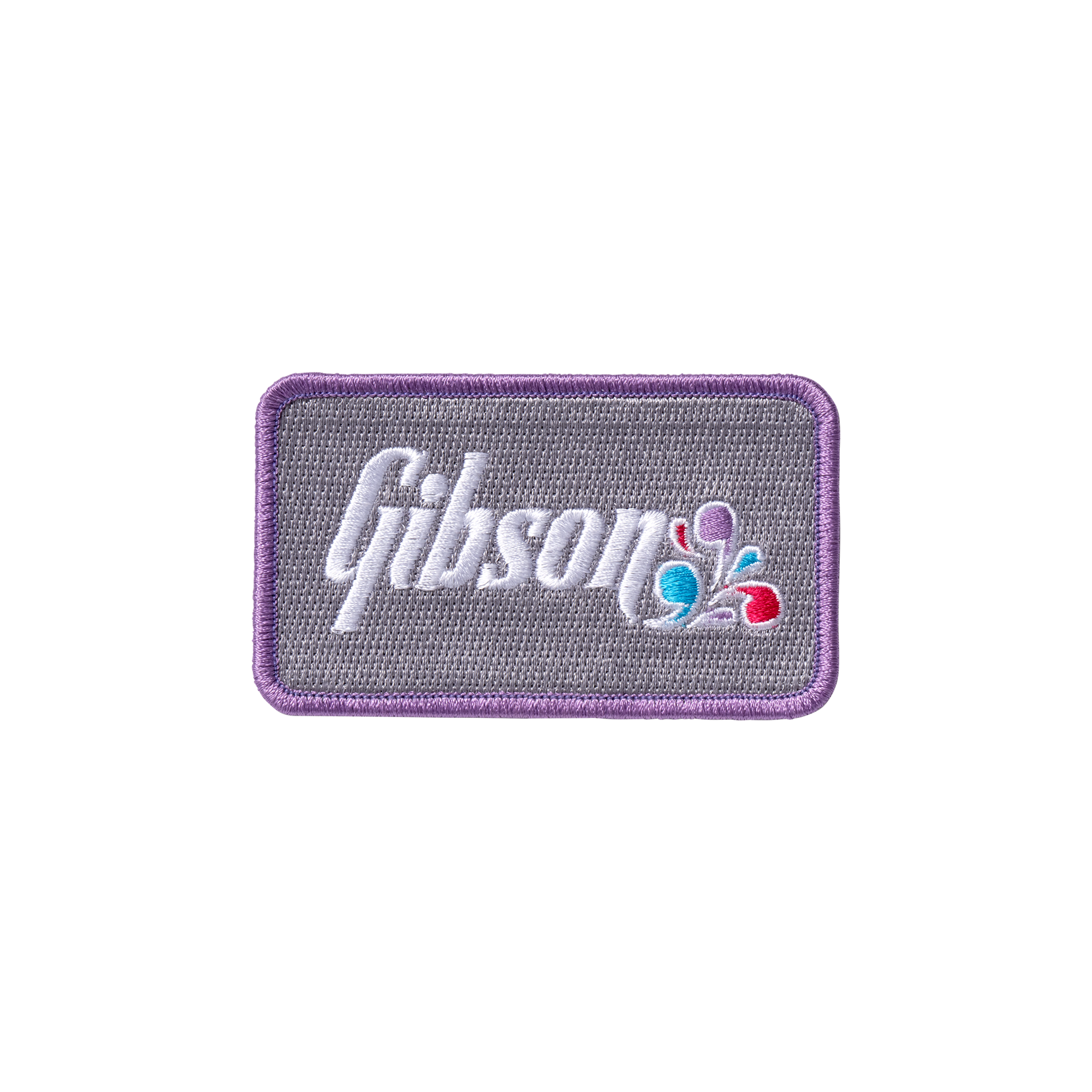 Gibson 70s Floral Logo Iron-On Patch (3.5")