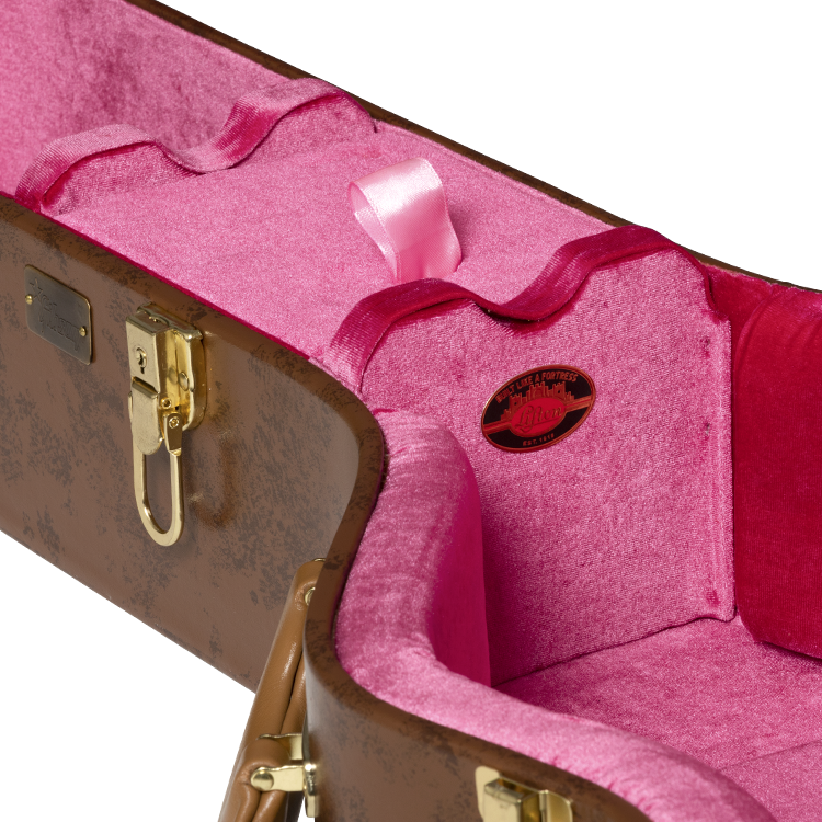Lifton Historic Brown/Pink Hardshell Case, J-185