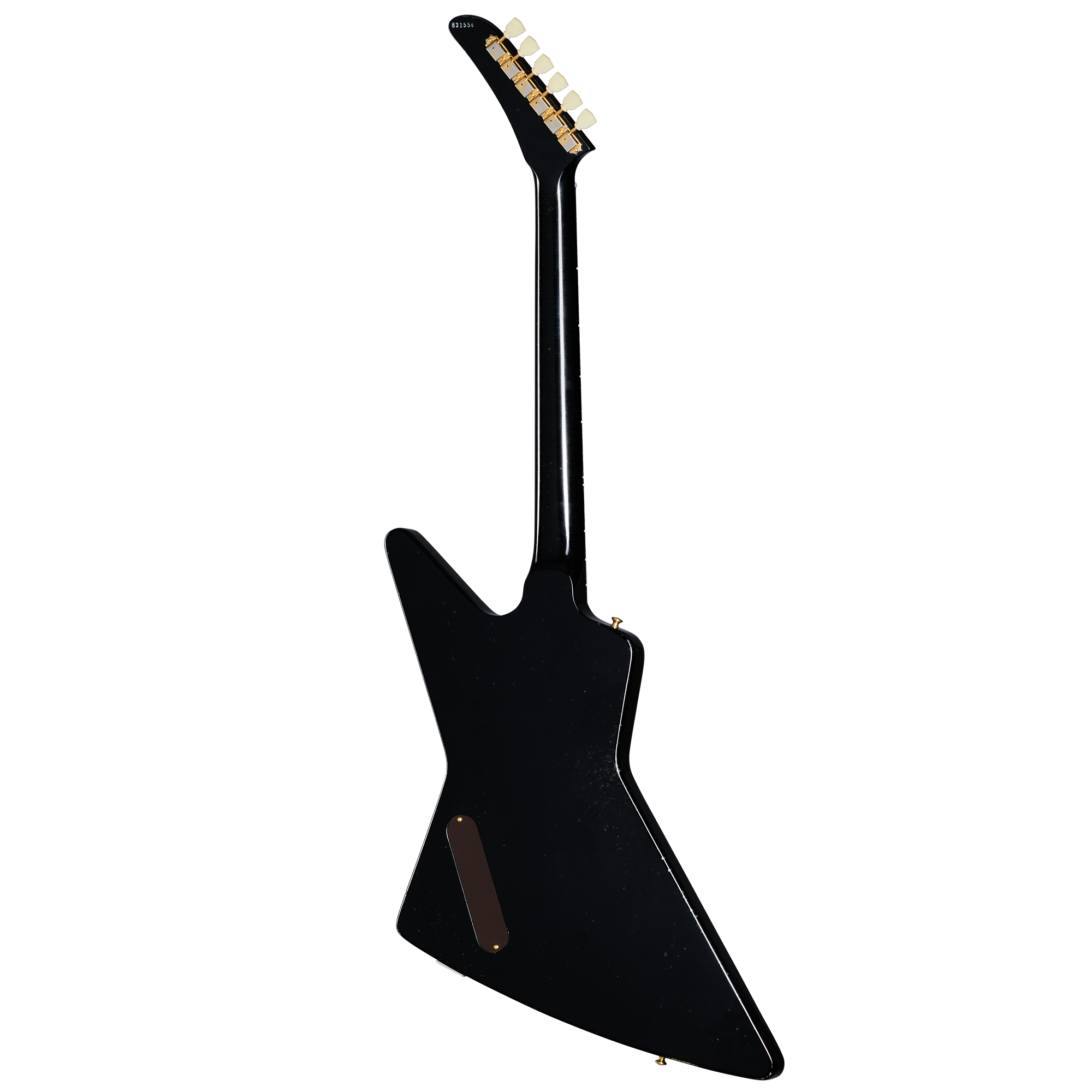 1958 Korina Explorer (White Pickguard), Ebony, Murphy Lab Light Aged