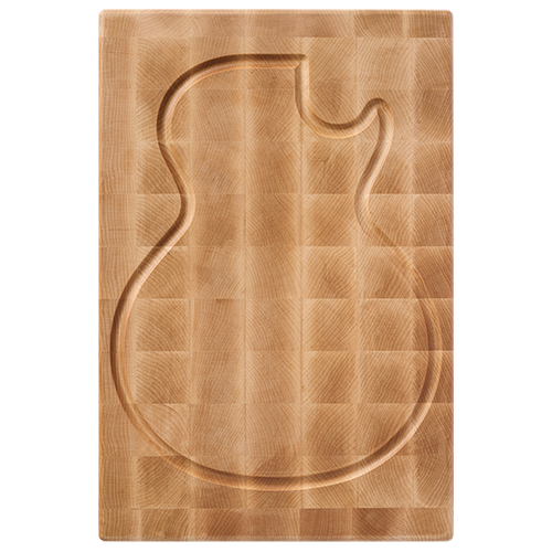 Maple Les Paul Cutting Board, End Grain