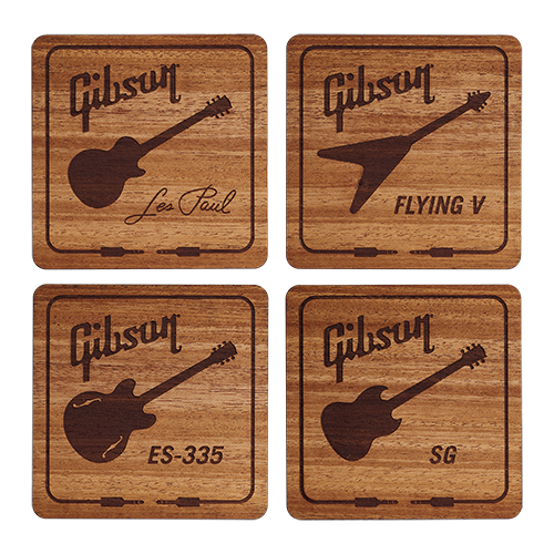 Mahogany Coaster Set