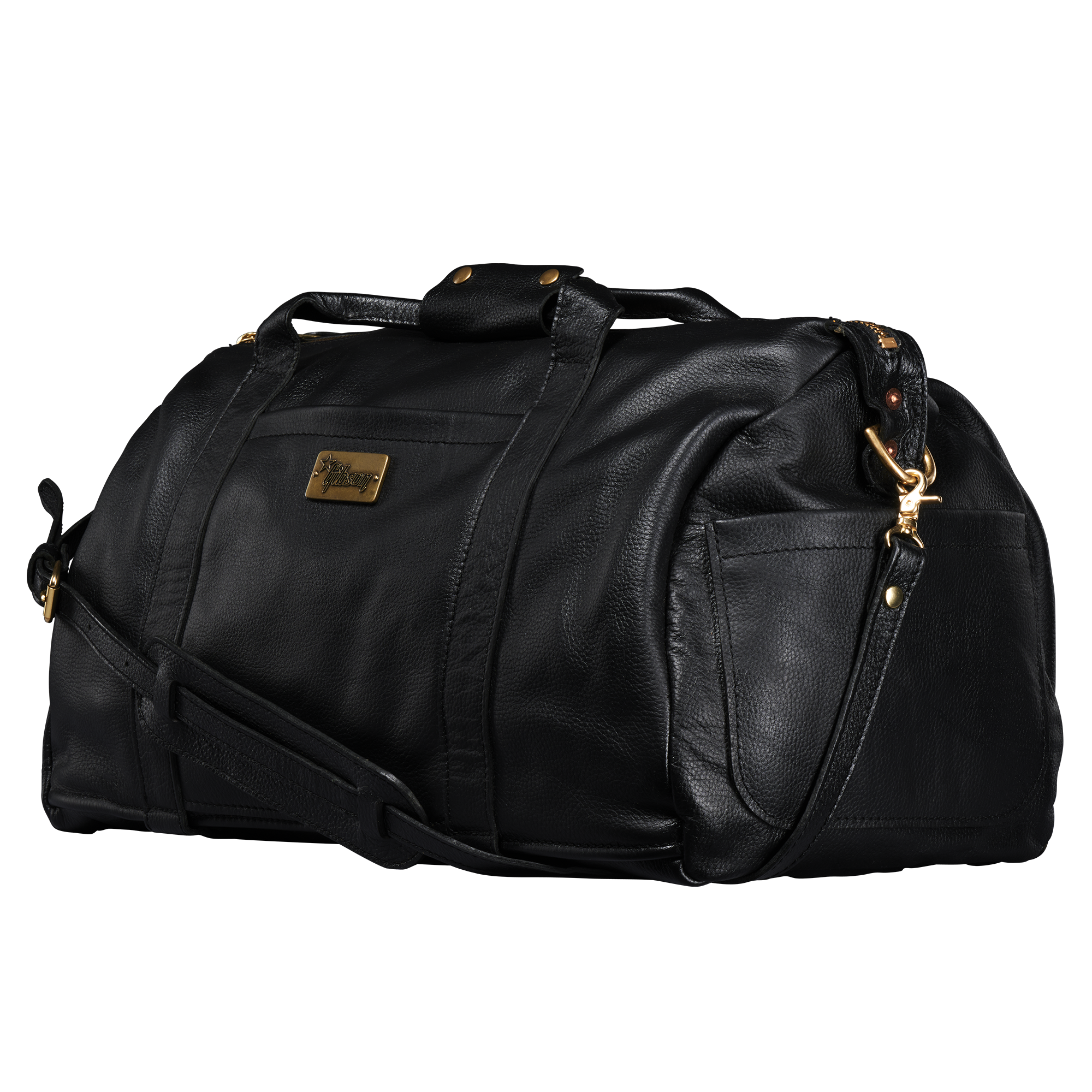Lifton Leather Duffle Bag, Black, Exclusive