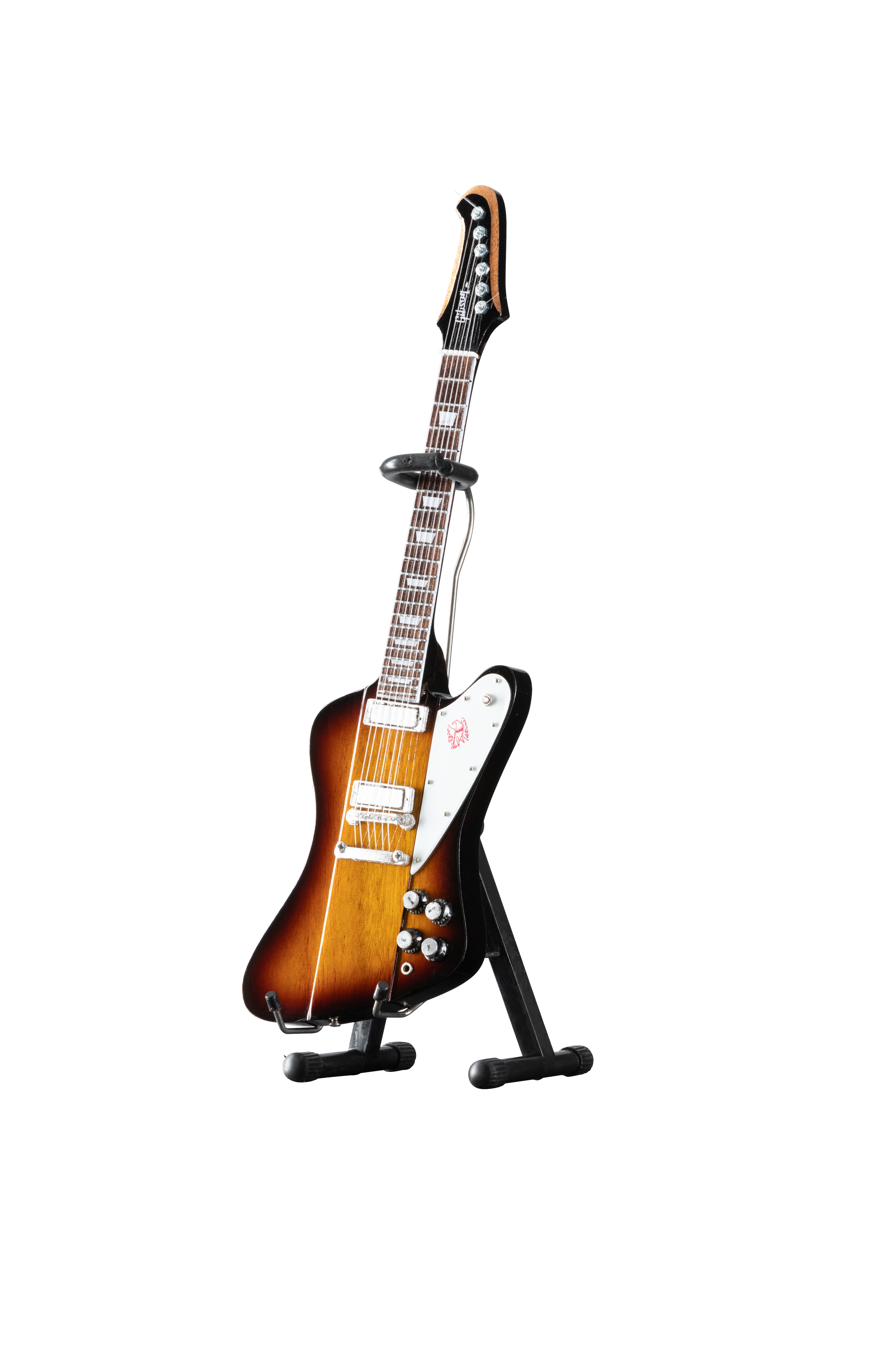 AXE HEAVEN® Firebird V Vintage Sunburst 1:4 Scale Mini Guitar Model