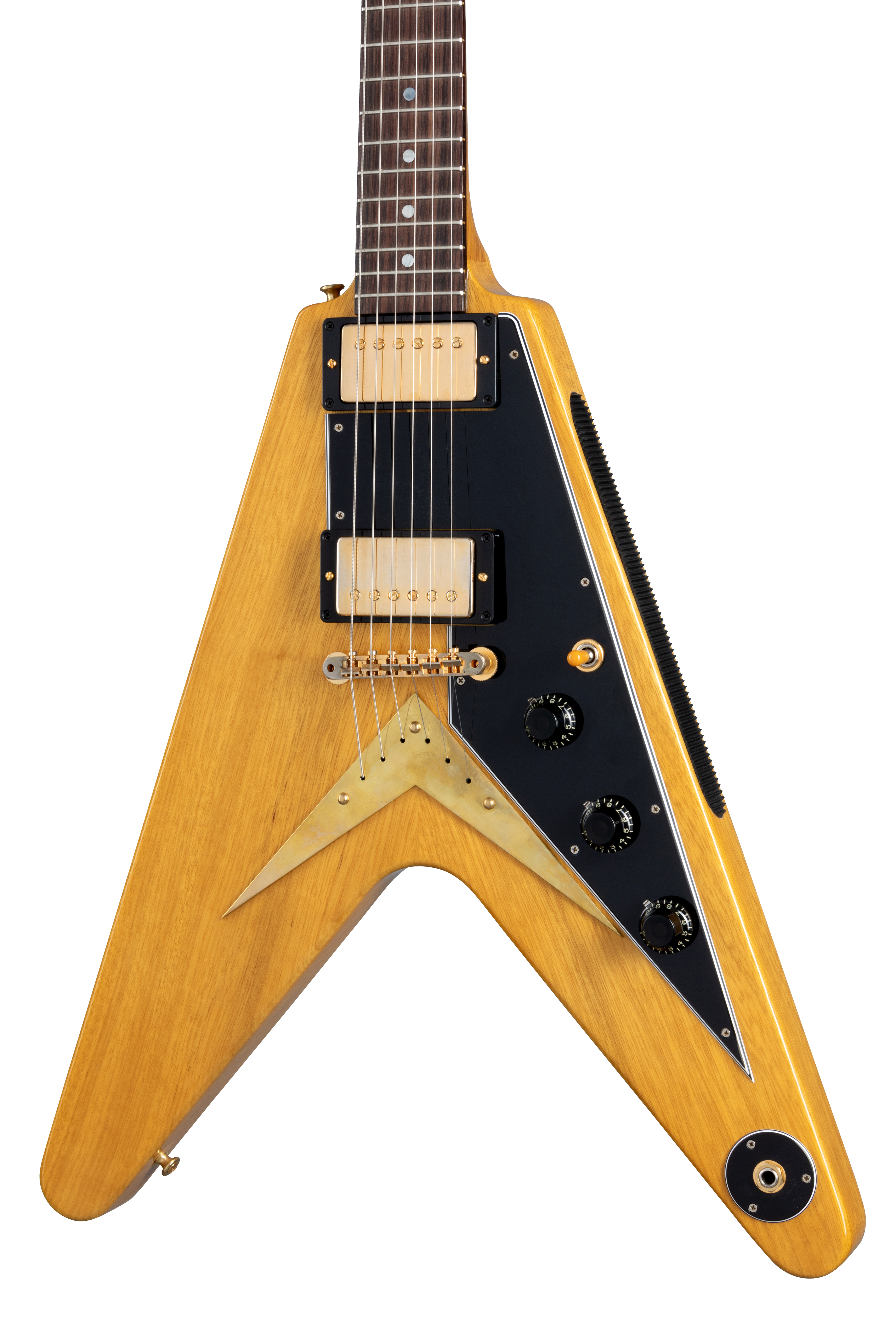 1958 Korina Flying V Reissue (Black Pickguard)