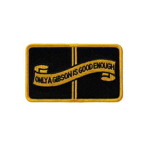 Only A Gibson Is Good Enough Iron-On Patch (4")