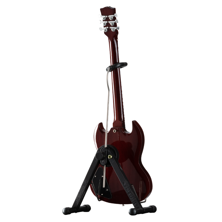 AXE HEAVEN® '64 SG Standard Cherry 1:4 Scale Mini Guitar Model