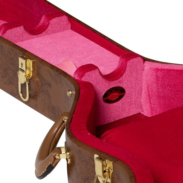 Lifton Historic Brown/Pink Hardshell Case, ES-335