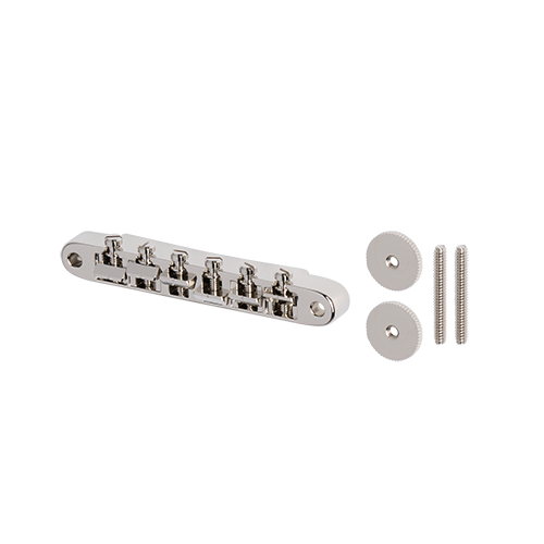 Historic Reissue ABR-1 Bridge, Nickel, No Wire, With Thumbwheels & Posts