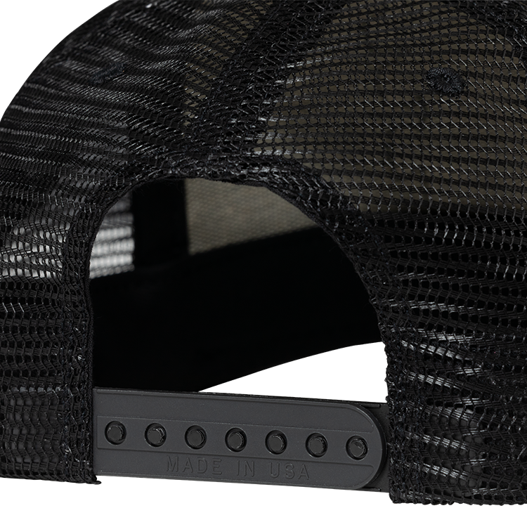 Imogene + Willie x Gibson "Headstock" Trucker Hat (Black)