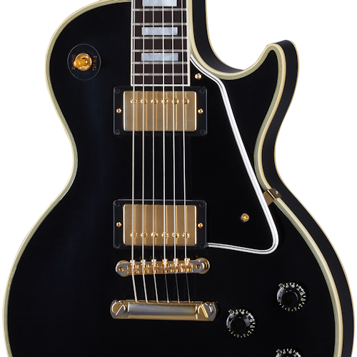1957 Les Paul Custom 2-Pickup Ebony Ultra Light Aged