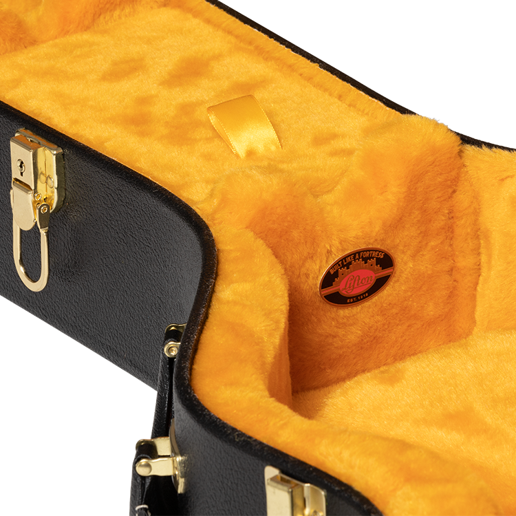 Lifton Historic Black/Goldenrod Hardshell Case, ES-335