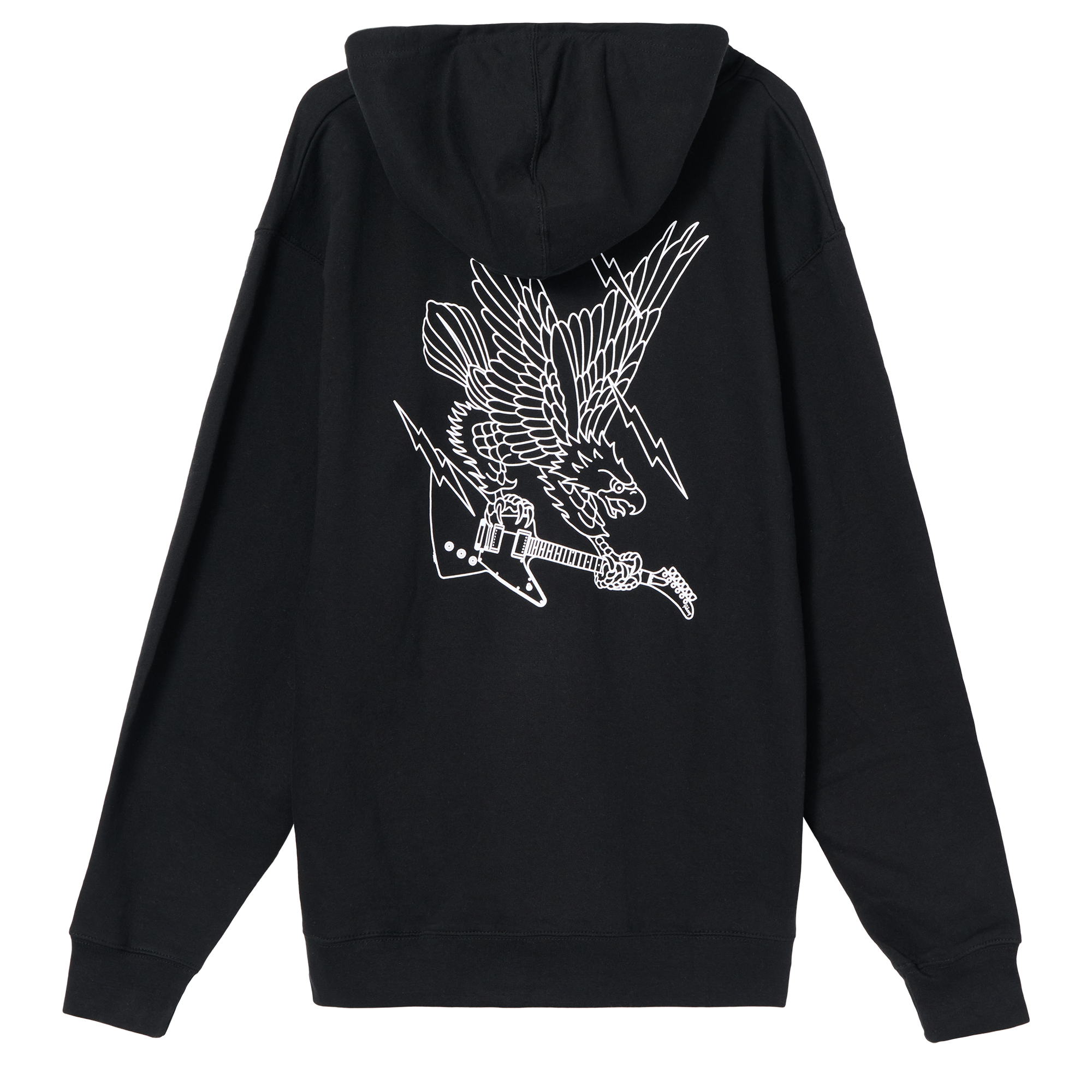 Screaming Eagle Full-Zip Hoodie (Black)