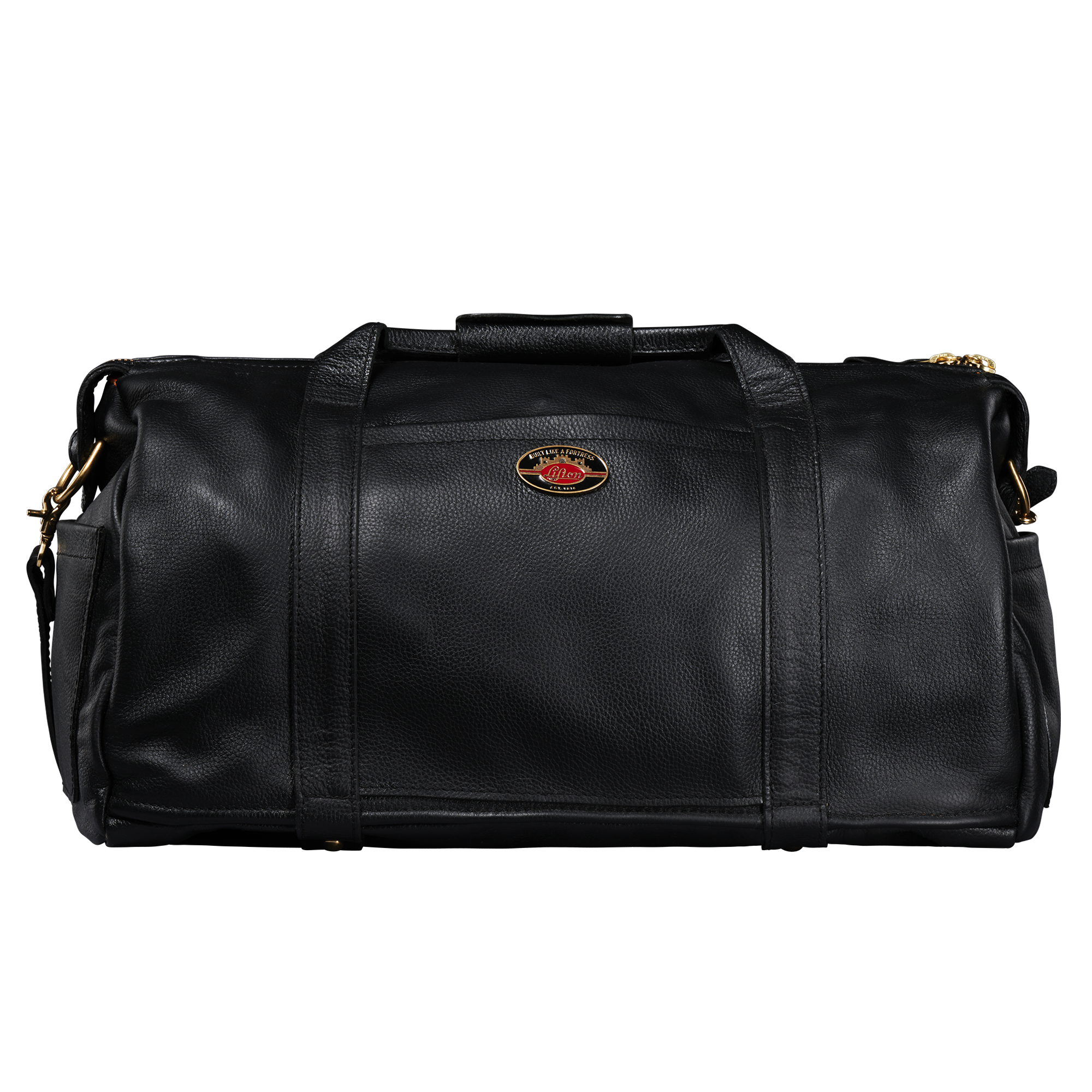 Lifton Leather Duffle Bag, Black, Exclusive